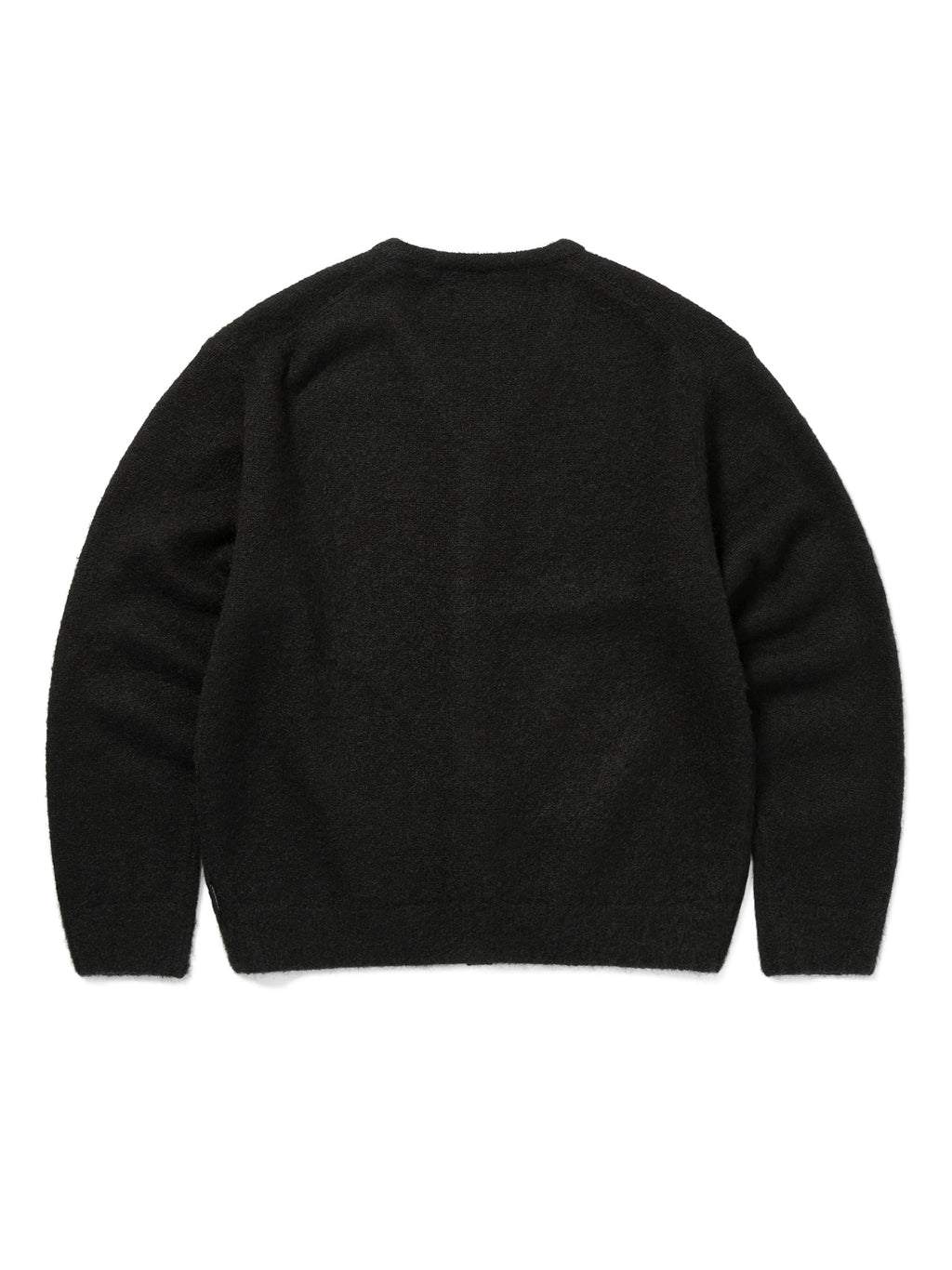 thisisneverthat - Hairy Knit Cardigan Olive (Black) product image 4 | TRAB K-Fashion Australia