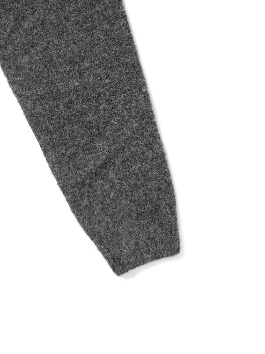 thisisneverthat - Hairy Knit Cardigan (Charcoal) product image 4 | TRAB K-Fashion Australia