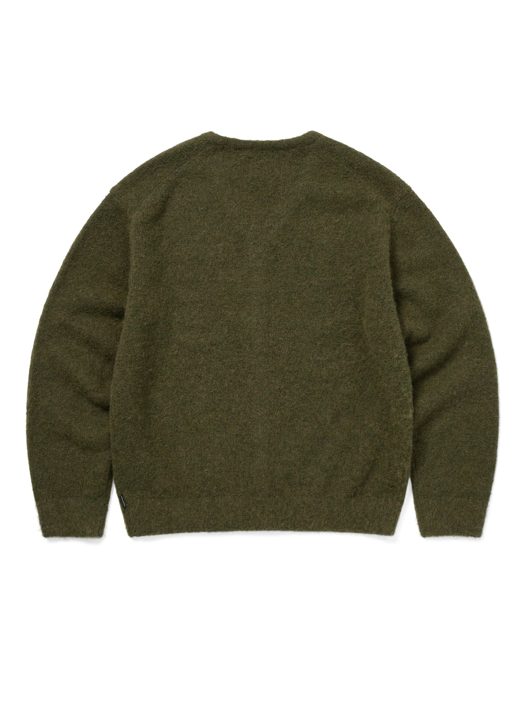 thisisneverthat - Hairy Knit Cardigan (Olive Green) product image 4 | TRAB K-Fashion Australia