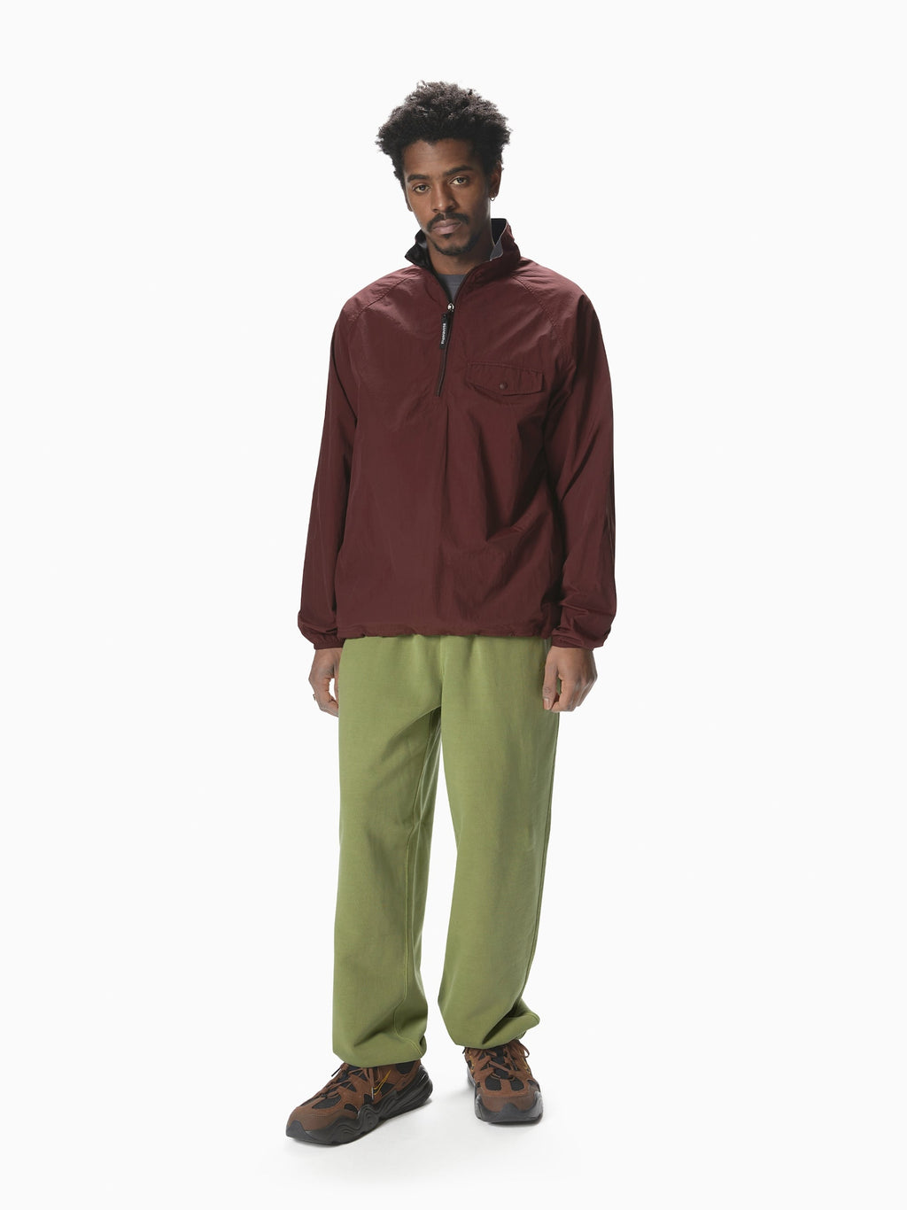 thisisneverthat - Half Zip Sports Pullover (Burgundy) product image 5 | TRAB K-Fashion Australia