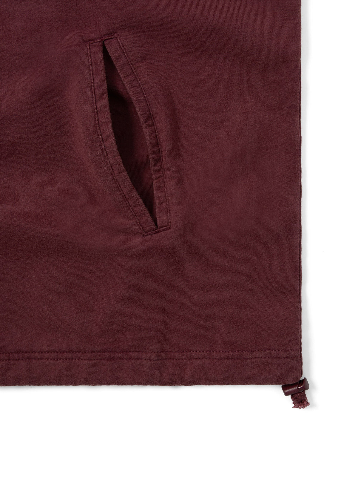 thisisneverthat - Half Zip Sweatshirt (Burgundy) product image 3 | TRAB K-Fashion Australia