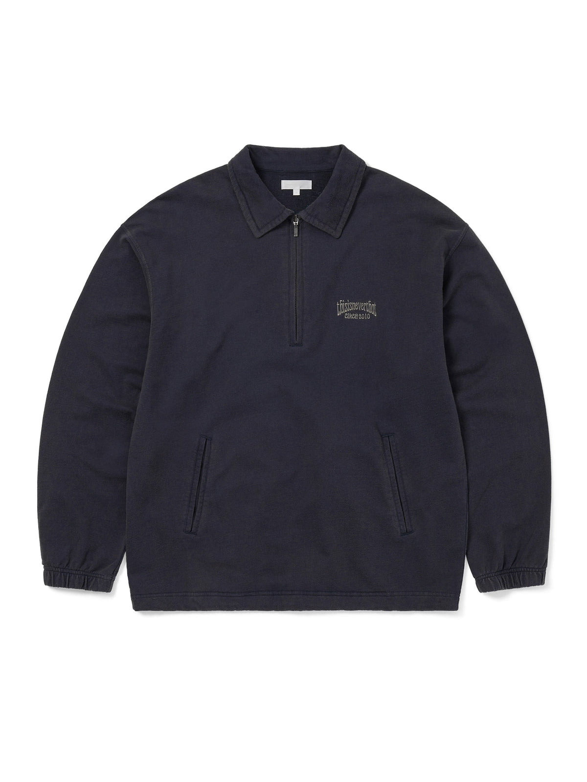thisisneverthat - Half Zip Sweatshirt (Navy) product image 1 | TRAB K-Fashion Australia