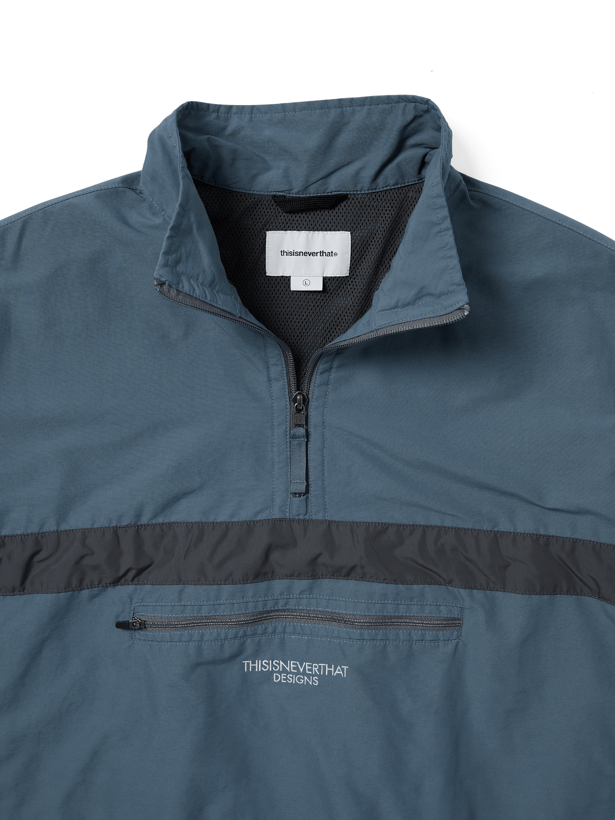 thisisneverthat - (FW24) Half Zip Sports Pullover (Blue) product image 2 | TRAB K-Fashion Australia