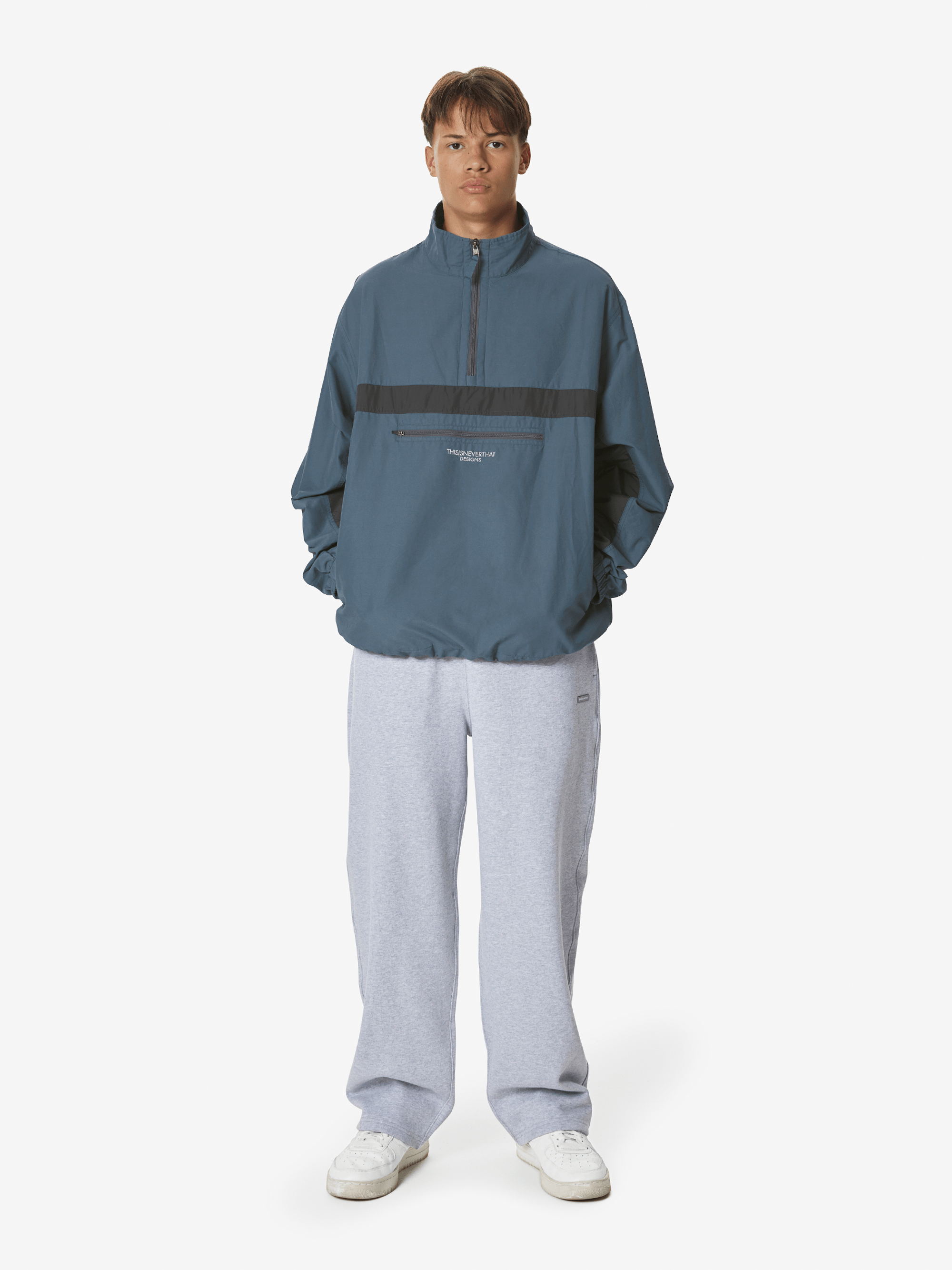 thisisneverthat - (FW24) Half Zip Sports Pullover (Blue) product image 6 | TRAB K-Fashion Australia