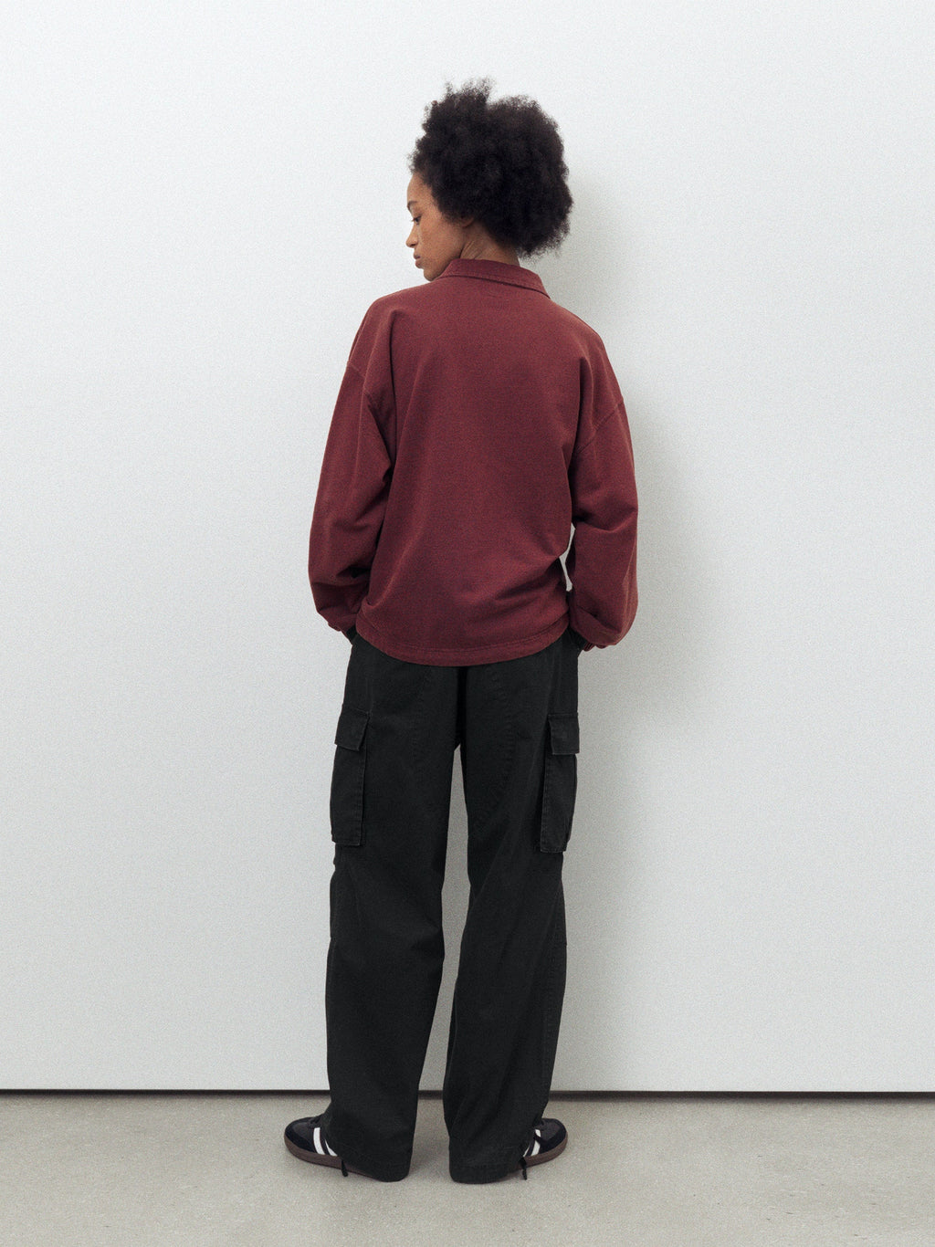 thisisneverthat - Half Zip Sweatshirt (Burgundy) product image 6 | TRAB K-Fashion Australia