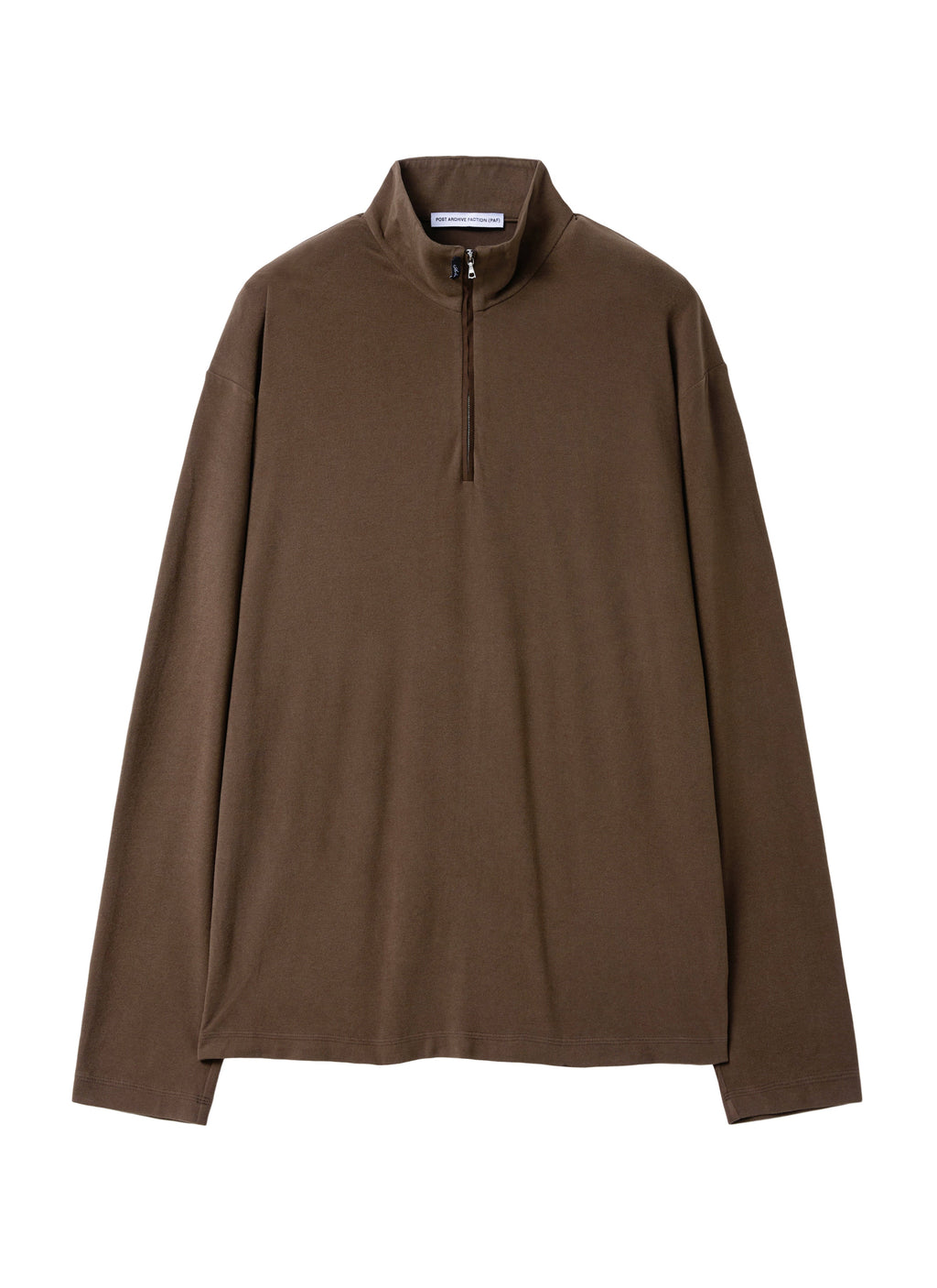 Post Archive Faction - Half Zip Fleece (Brown) product image 1 | TRAB K-Fashion Australia