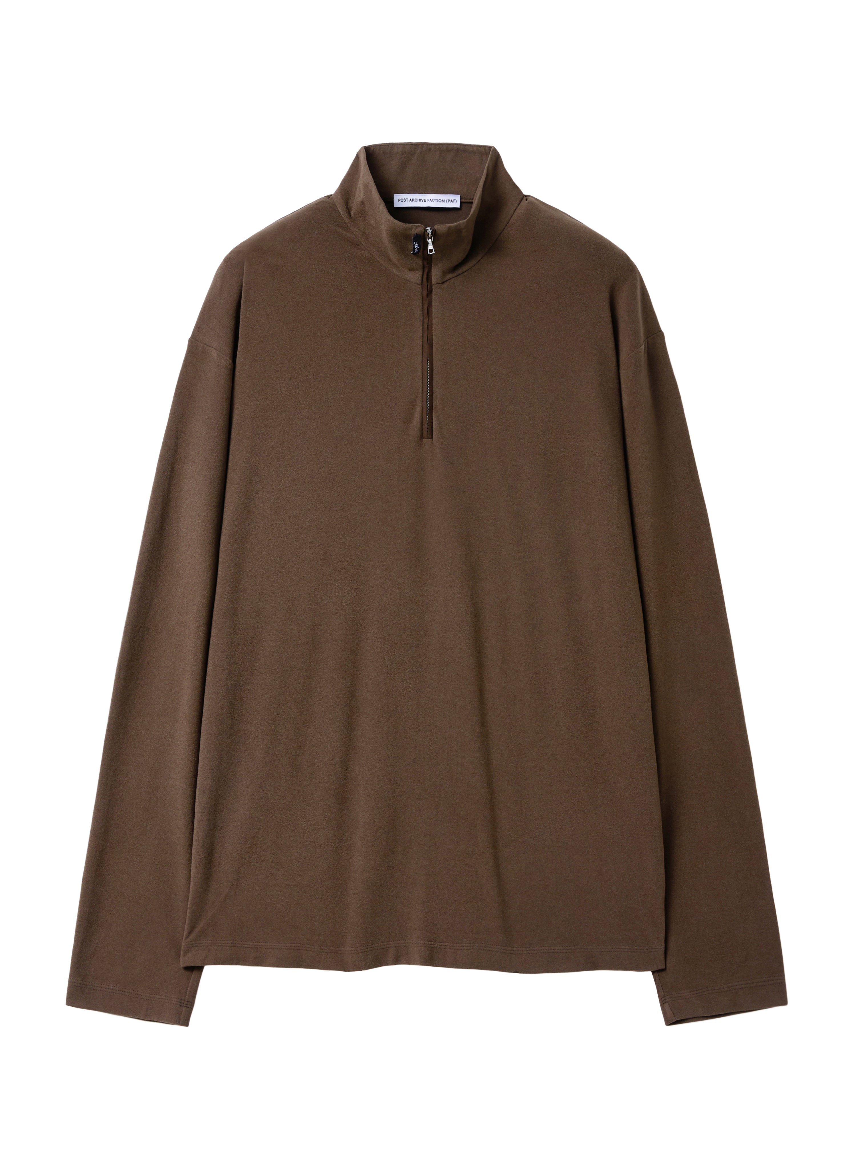 Post Archive Faction - Half Zip Fleece (Brown) product image 1 | TRAB K-Fashion Australia