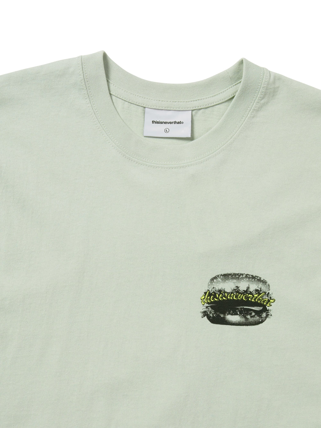 thisisneverthat - Hamburger Tee (Pale Mint) product image 2 | TRAB K-Fashion Australia