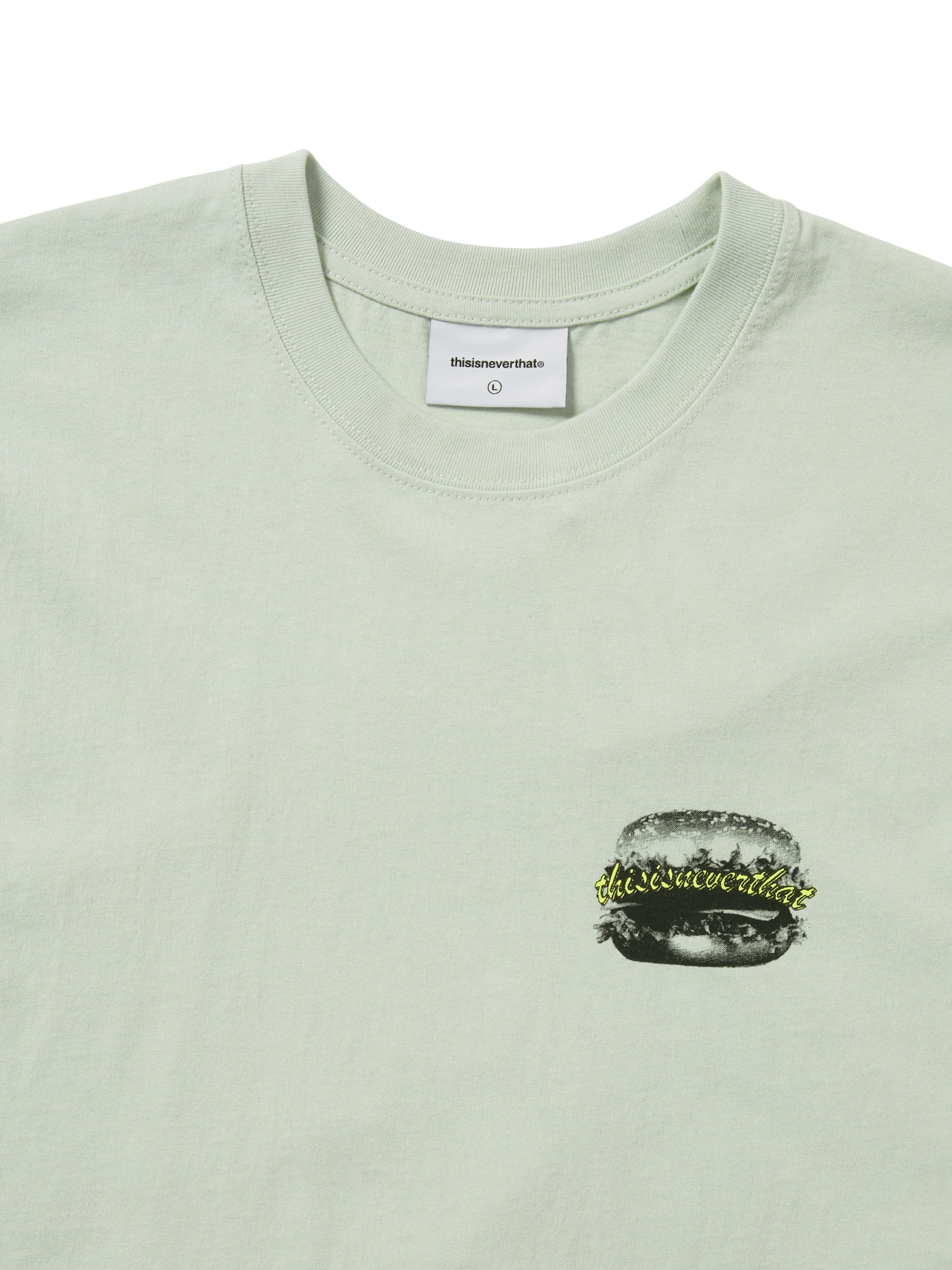 thisisneverthat - Hamburger Tee (Pale Mint) product image 2 | TRAB K-Fashion Australia