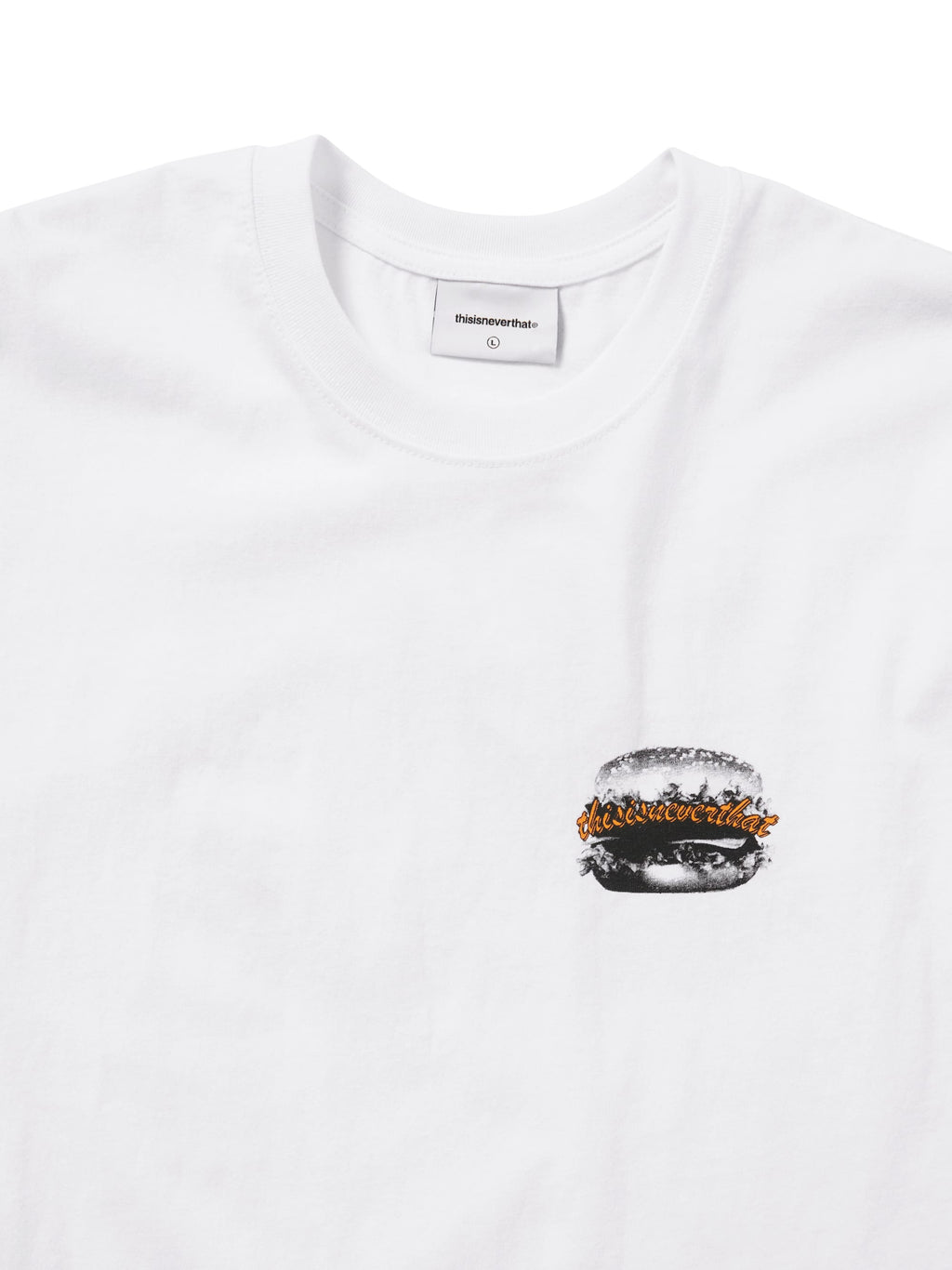 thisisneverthat - Hamburger Tee (White) product image 2 | TRAB K-Fashion Australia