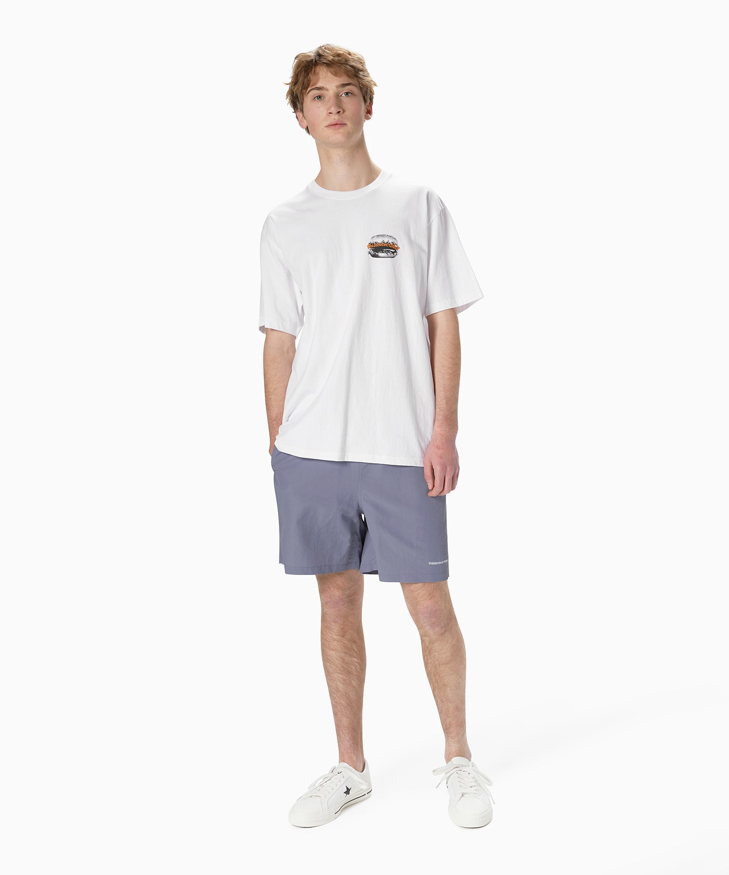 thisisneverthat - Hamburger Tee (White) product image 4 | TRAB K-Fashion Australia