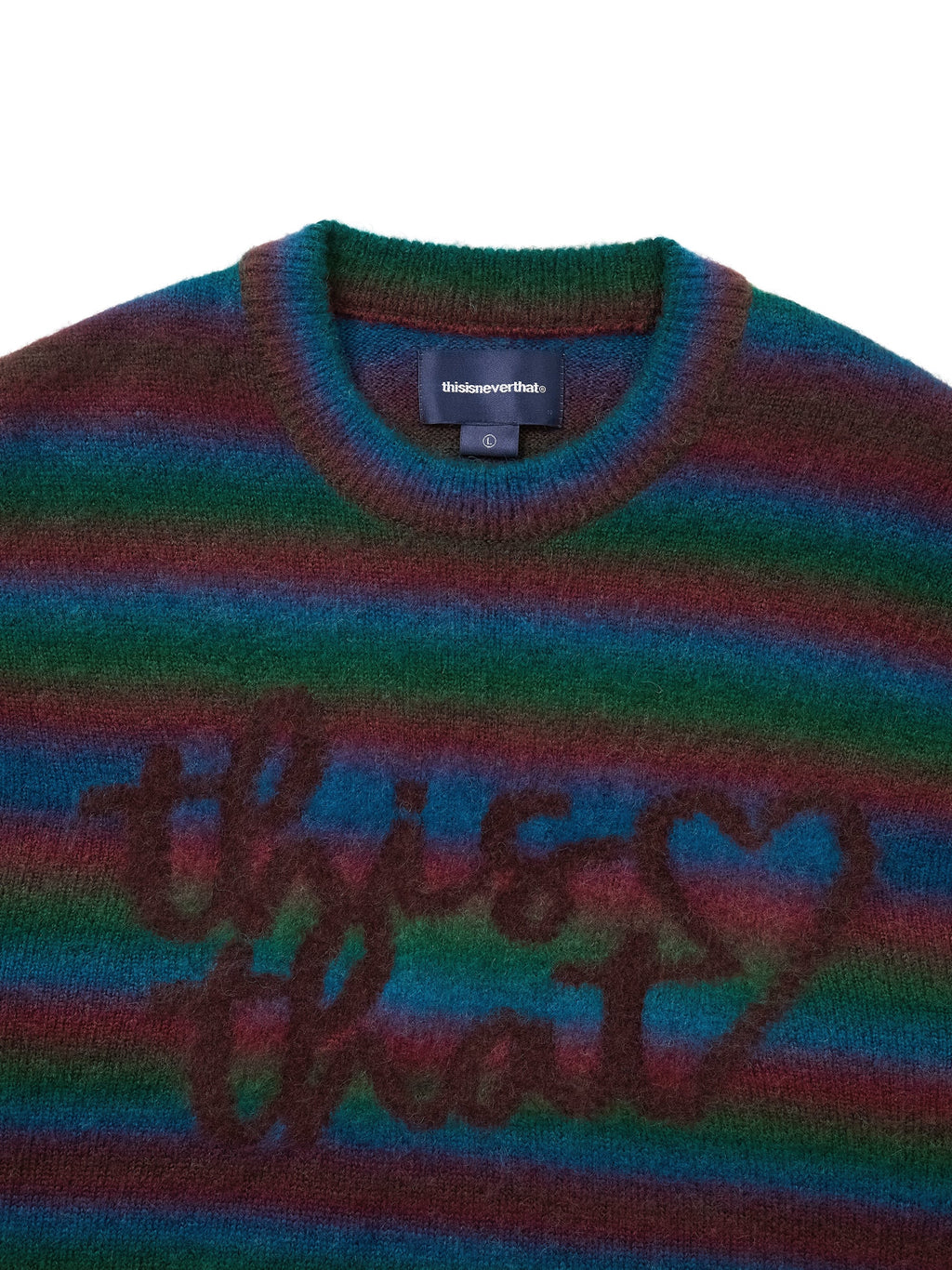 thisisneverthat - Heart Logo knit Sweater (Multi) product image 2 | TRAB K-Fashion Australia
