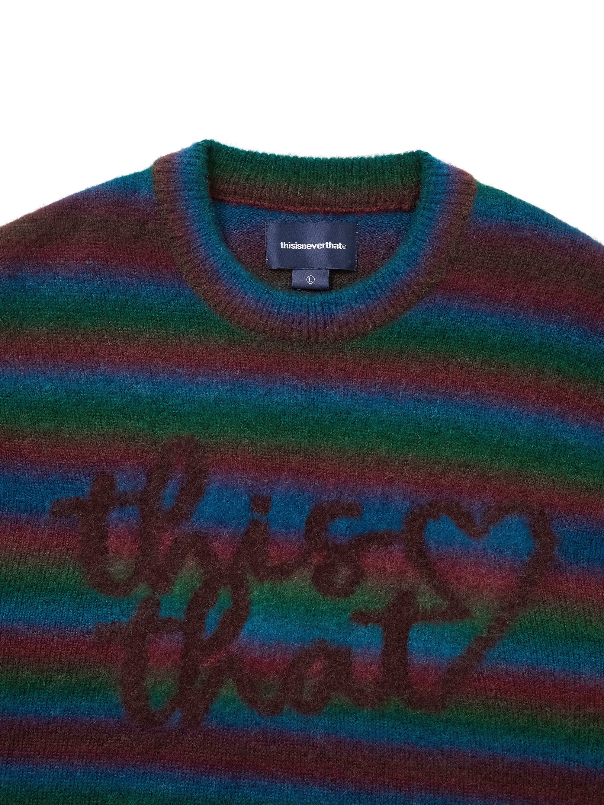 thisisneverthat - Heart Logo knit Sweater (Multi) product image 2 | TRAB K-Fashion Australia