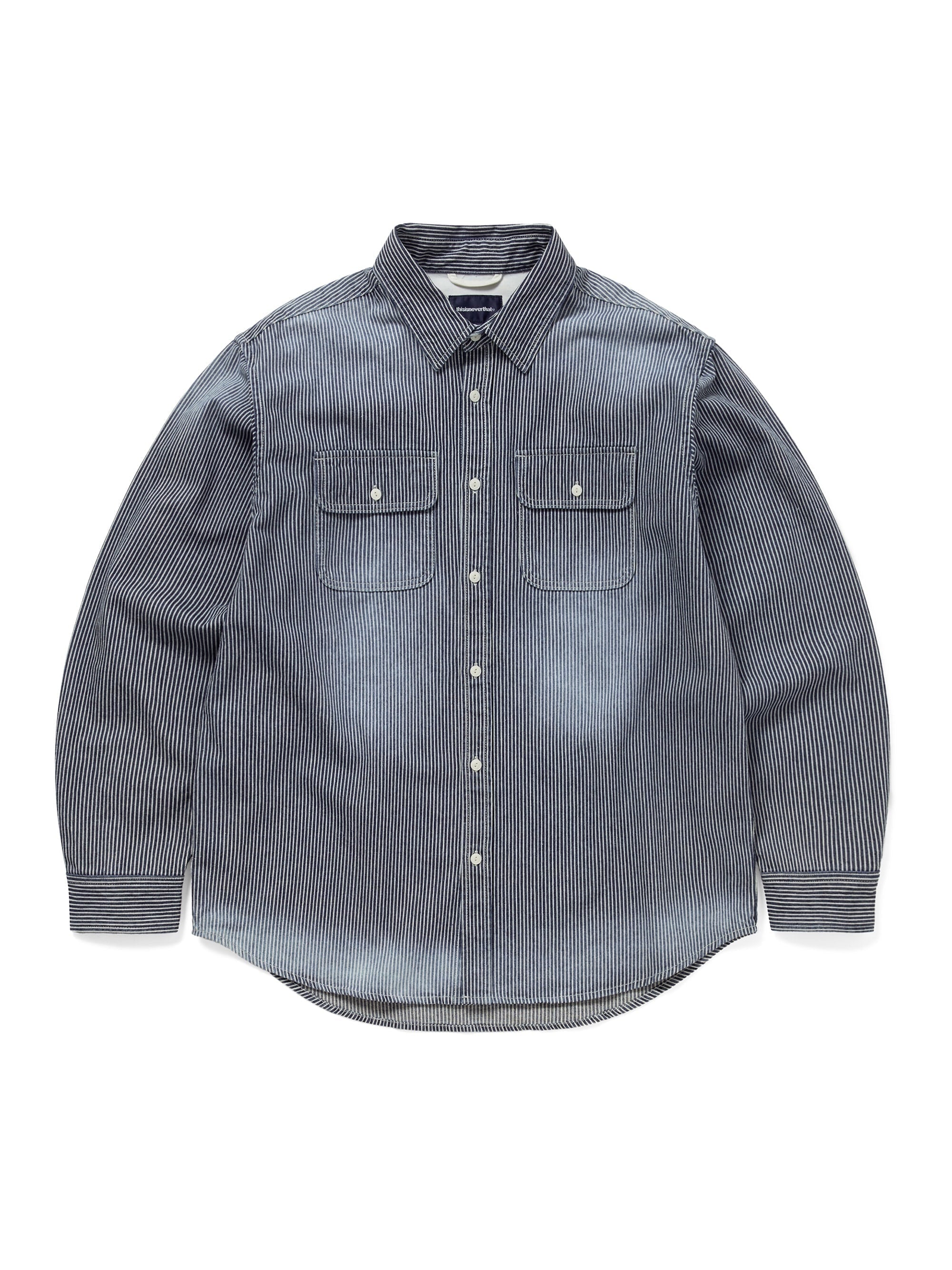 thisisneverthat - Hickory Denim Shirt (Indigo) product image 1 | TRAB K-Fashion Australia
