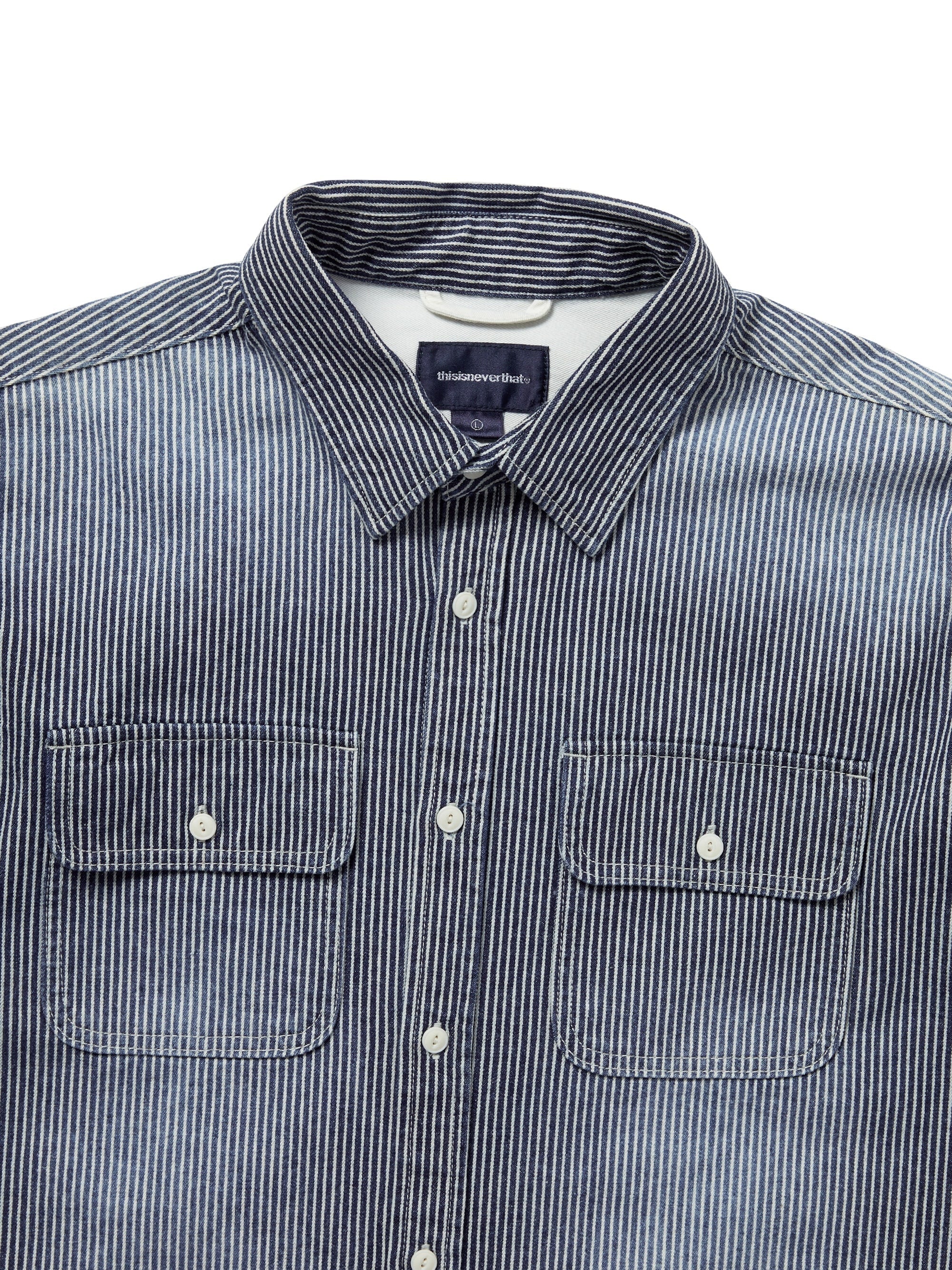 thisisneverthat - Hickory Denim Shirt (Indigo) product image 2 | TRAB K-Fashion Australia