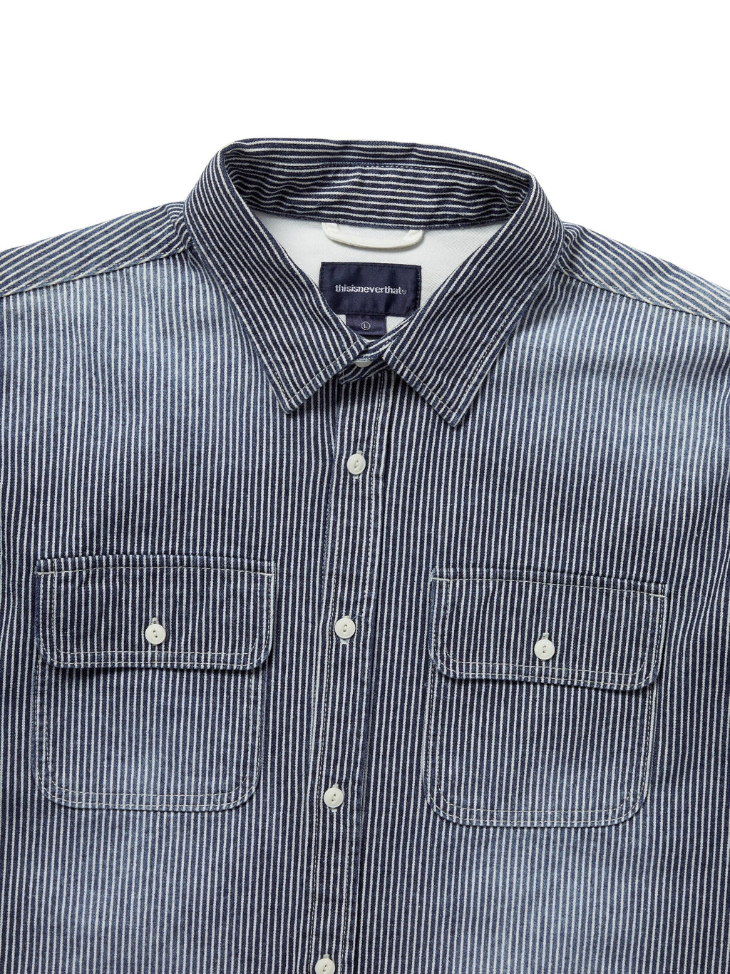 thisisneverthat - Hickory Denim Shirt (Indigo) product image 2 | TRAB K-Fashion Australia