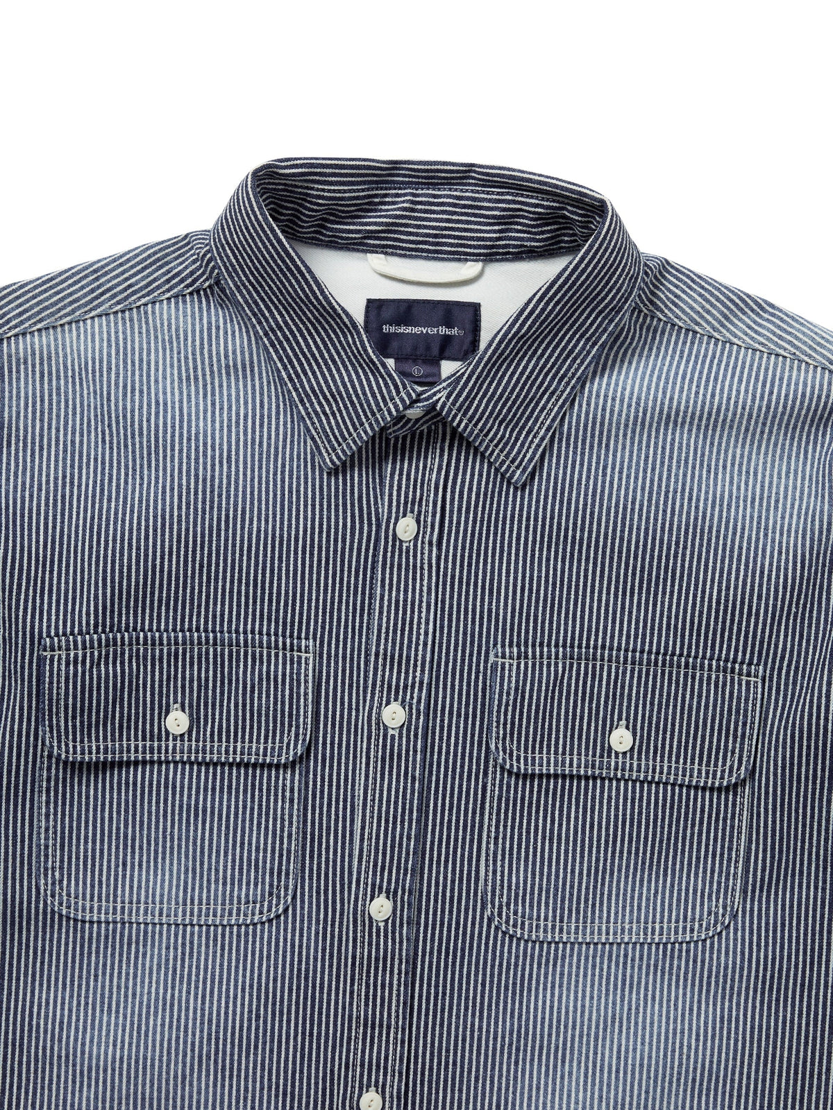thisisneverthat - Hickory Denim Shirt (Indigo) product image 2 | TRAB K-Fashion Australia