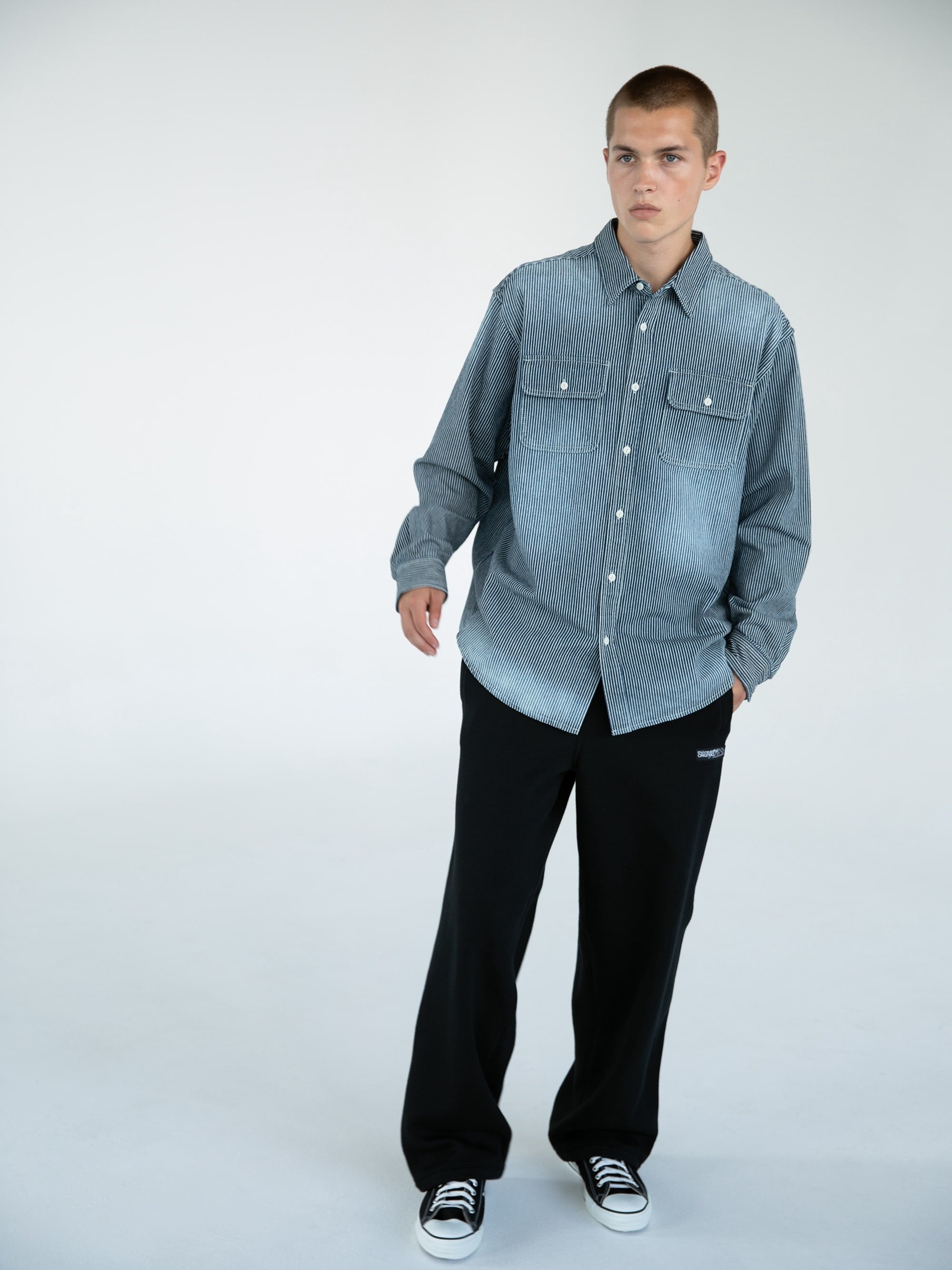 thisisneverthat - Hickory Denim Shirt (Indigo) product image 4 | TRAB K-Fashion Australia