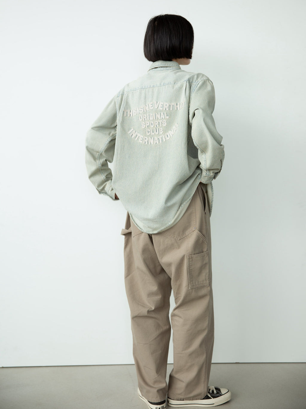 thisisneverthat - Hickory Denim Shirt (Washed Blue) product image 5 | TRAB K-Fashion Australia