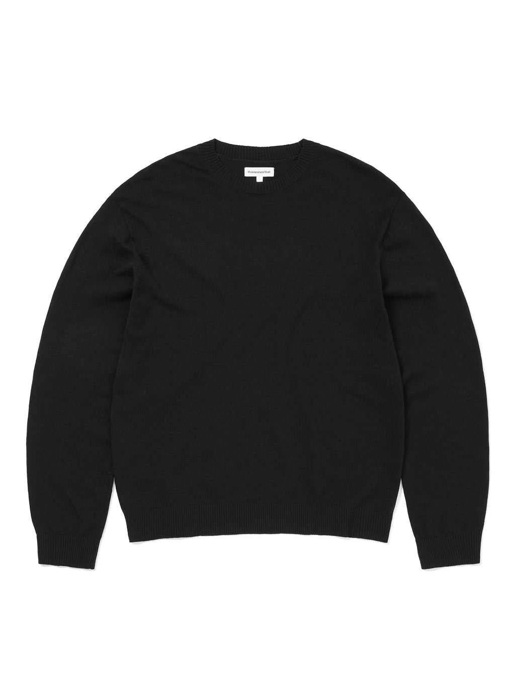 thisisneverthat - High Gauge Knit Sweater (Black) product image 1 | TRAB K-Fashion Australia