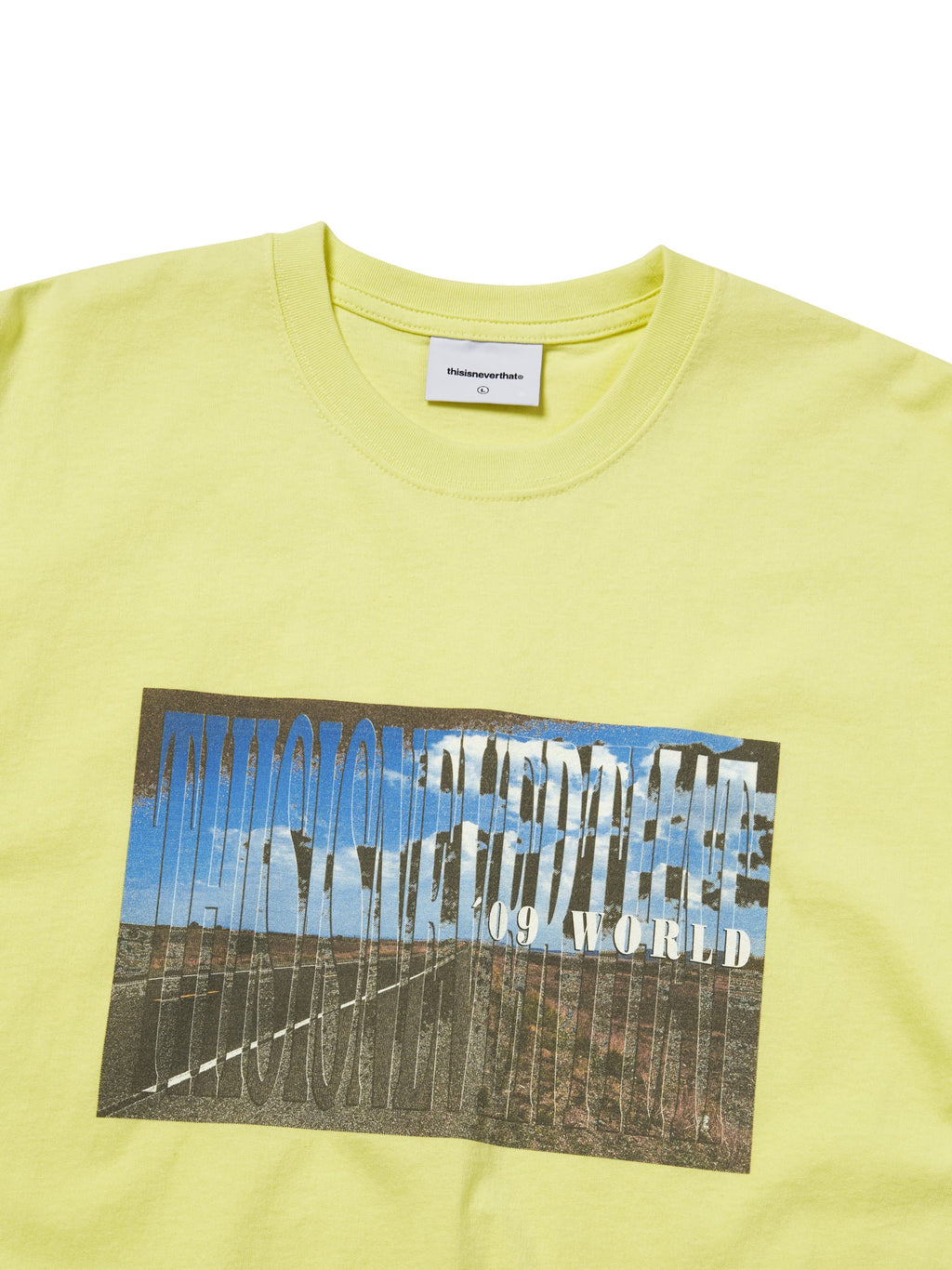 thisisneverthat - Highway Tee (Lemon) product image 2 | TRAB K-Fashion Australia