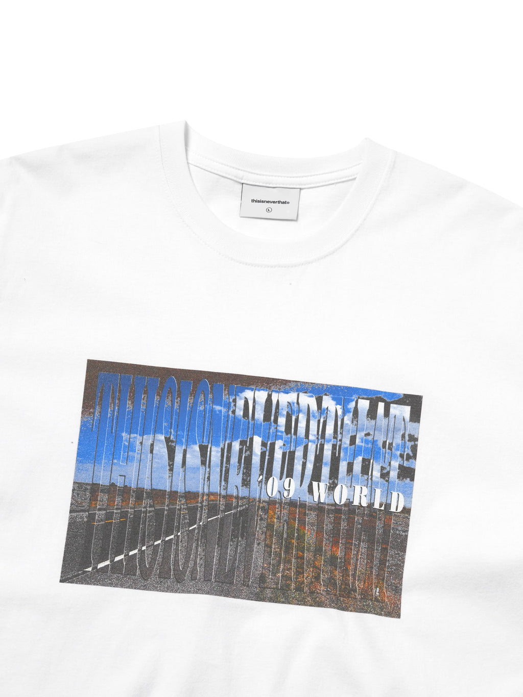 thisisneverthat - Highway Tee (White) product image 2 | TRAB K-Fashion Australia