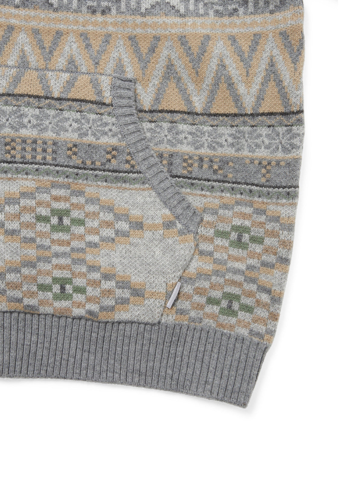 thisisneverthat - Hooded Zip Up Sweater (Grey) product image 3 | TRAB K-Fashion Australia