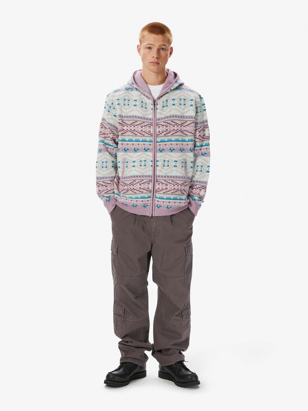 thisisneverthat - Hooded Zip Up Sweater (Pink) product image 6 | TRAB K-Fashion Australia