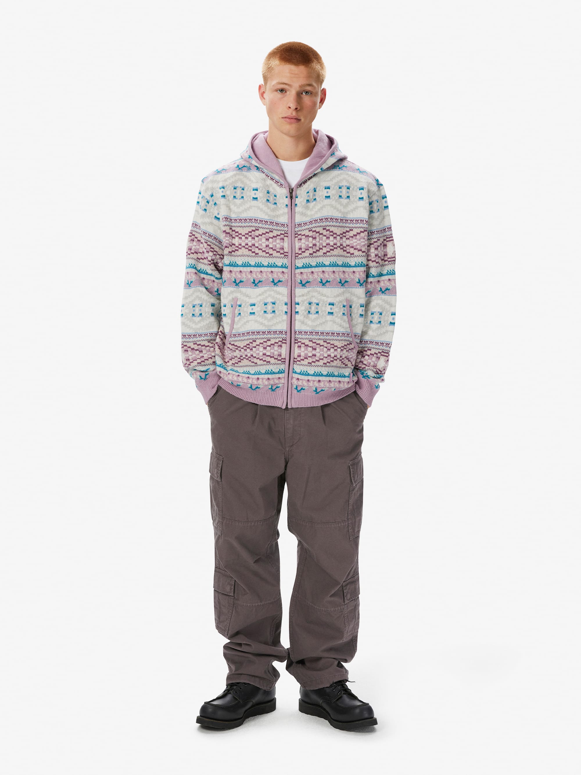 thisisneverthat - Hooded Zip Up Sweater (Pink) product image 6 | TRAB K-Fashion Australia