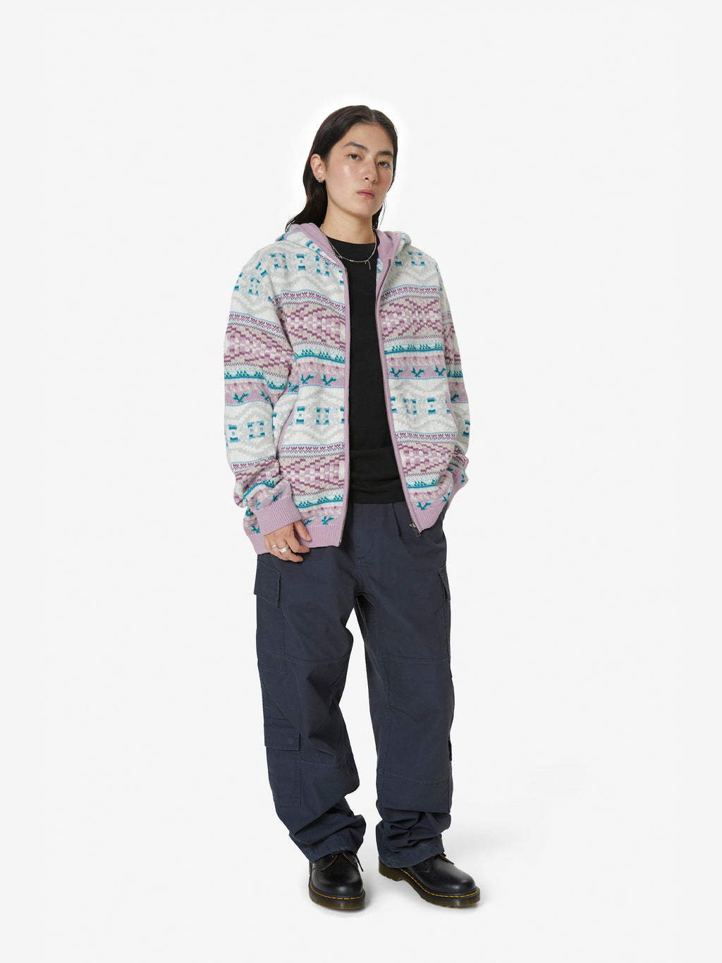thisisneverthat - Hooded Zip Up Sweater (Pink) product image 7 | TRAB K-Fashion Australia