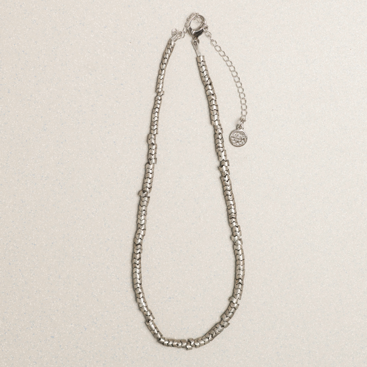 Towtow Archive - Sunaka Necklace White Metal (OC) product image 1 | TRAB K-Fashion Australia