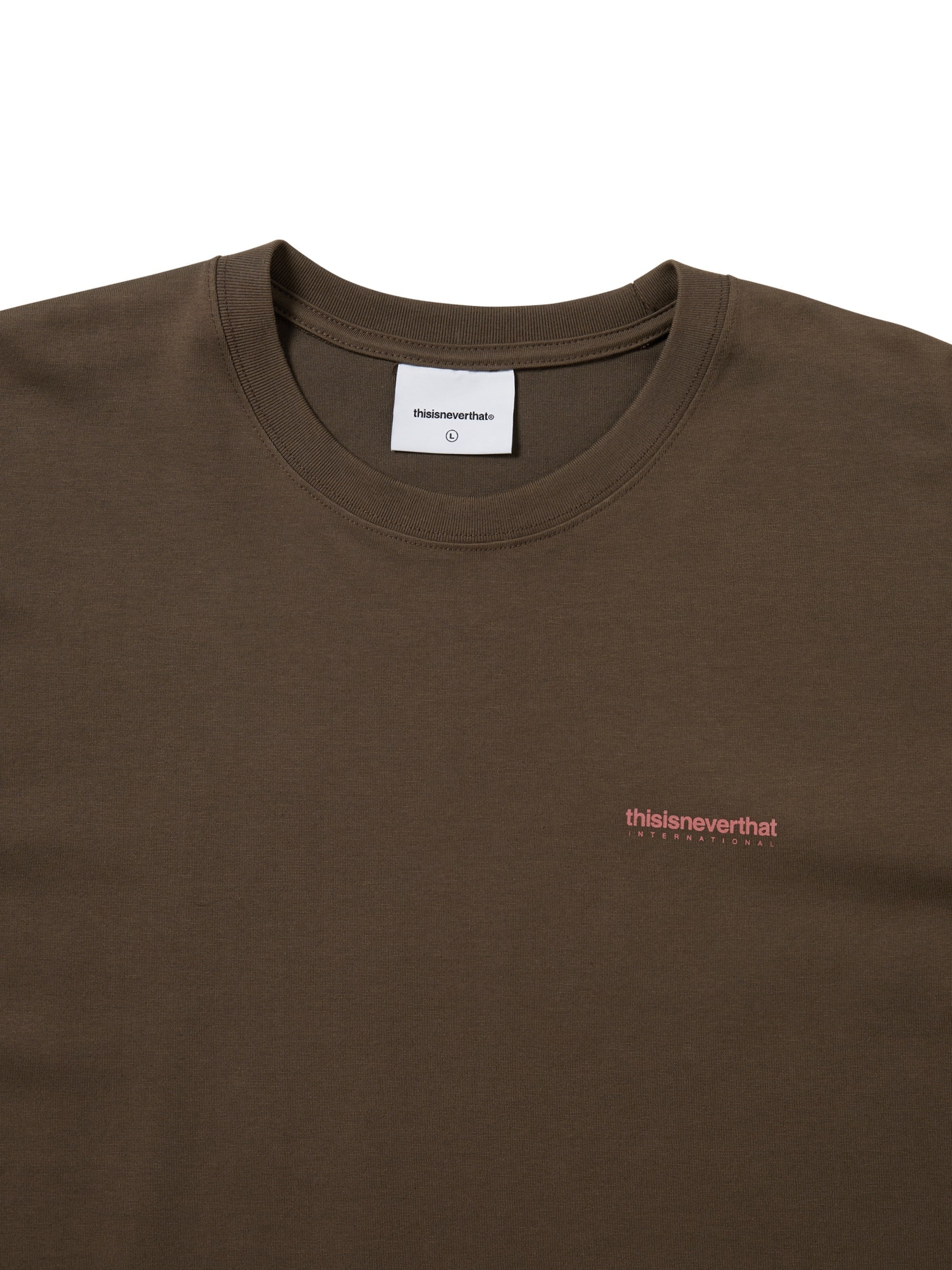thisisneverthat - INTL. Logo Tee (Brown) product image 3 | TRAB K-Fashion Australia
