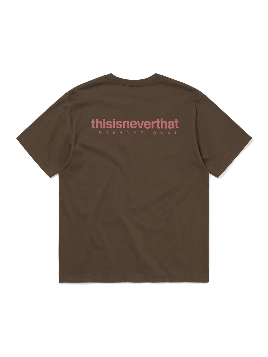 thisisneverthat - INTL. Logo Tee (Brown) product image 1 | TRAB K-Fashion Australia