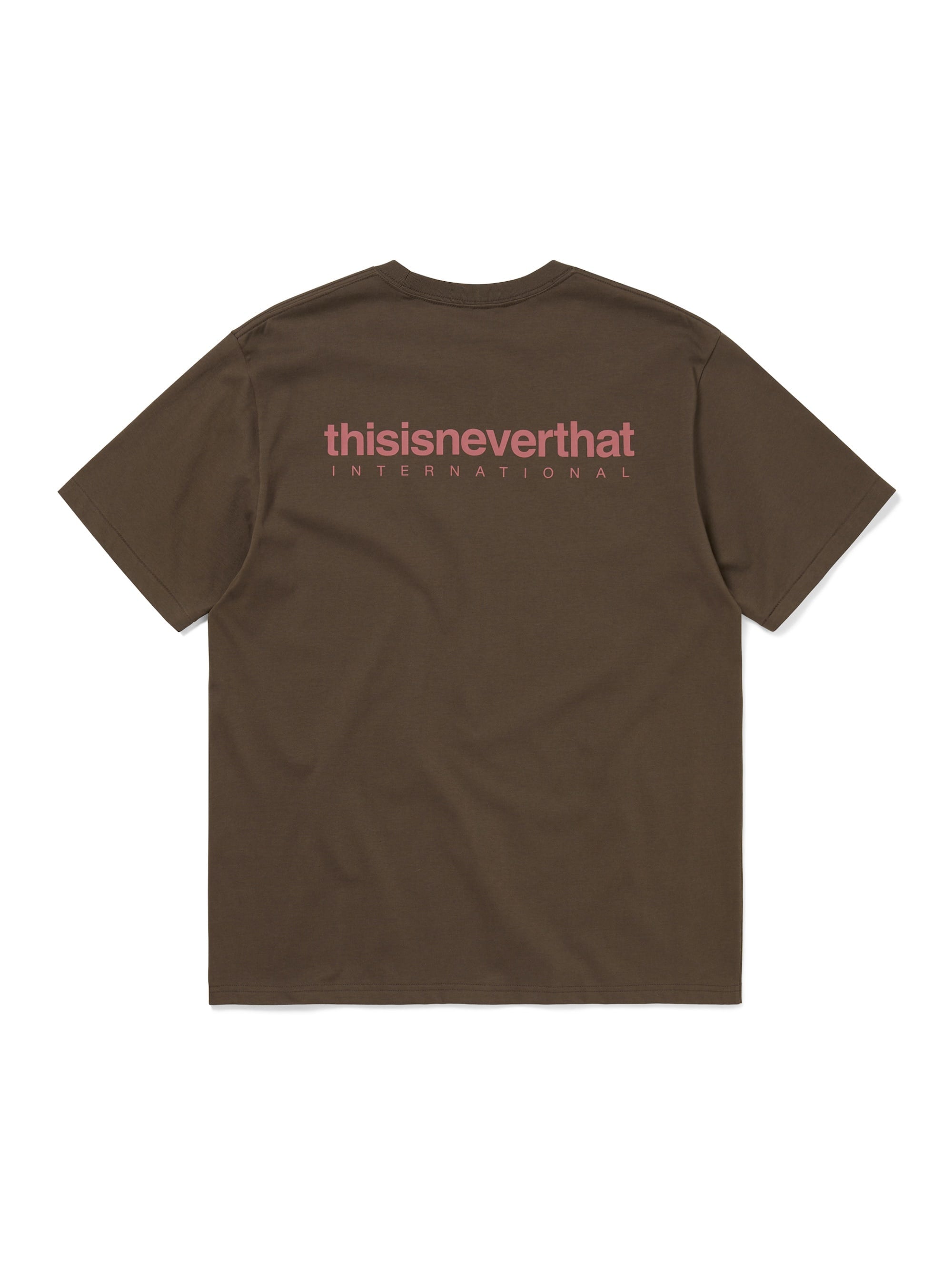 thisisneverthat - INTL. Logo Tee (Brown) product image 1 | TRAB K-Fashion Australia