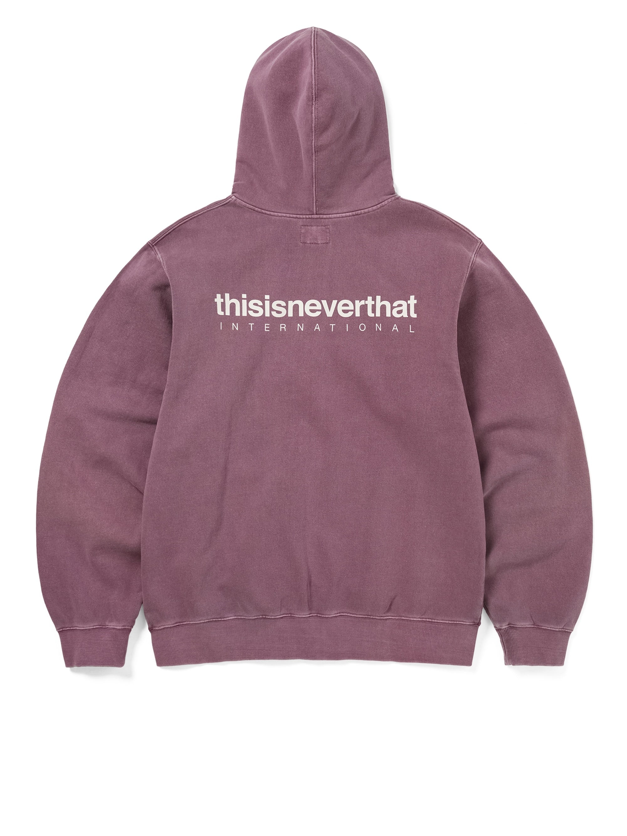 thisisneverthat - INTL. Logo Zip Up Hoodie (Fuchsia) product image 3 | TRAB K-Fashion Australia