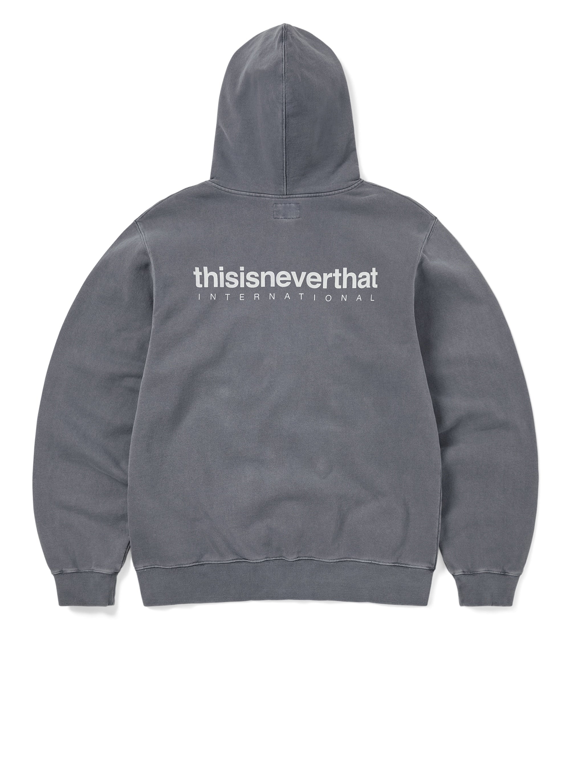 thisisneverthat - INTL. Logo Zip Up Hoodie (Ink) product image 3 | TRAB K-Fashion Australia