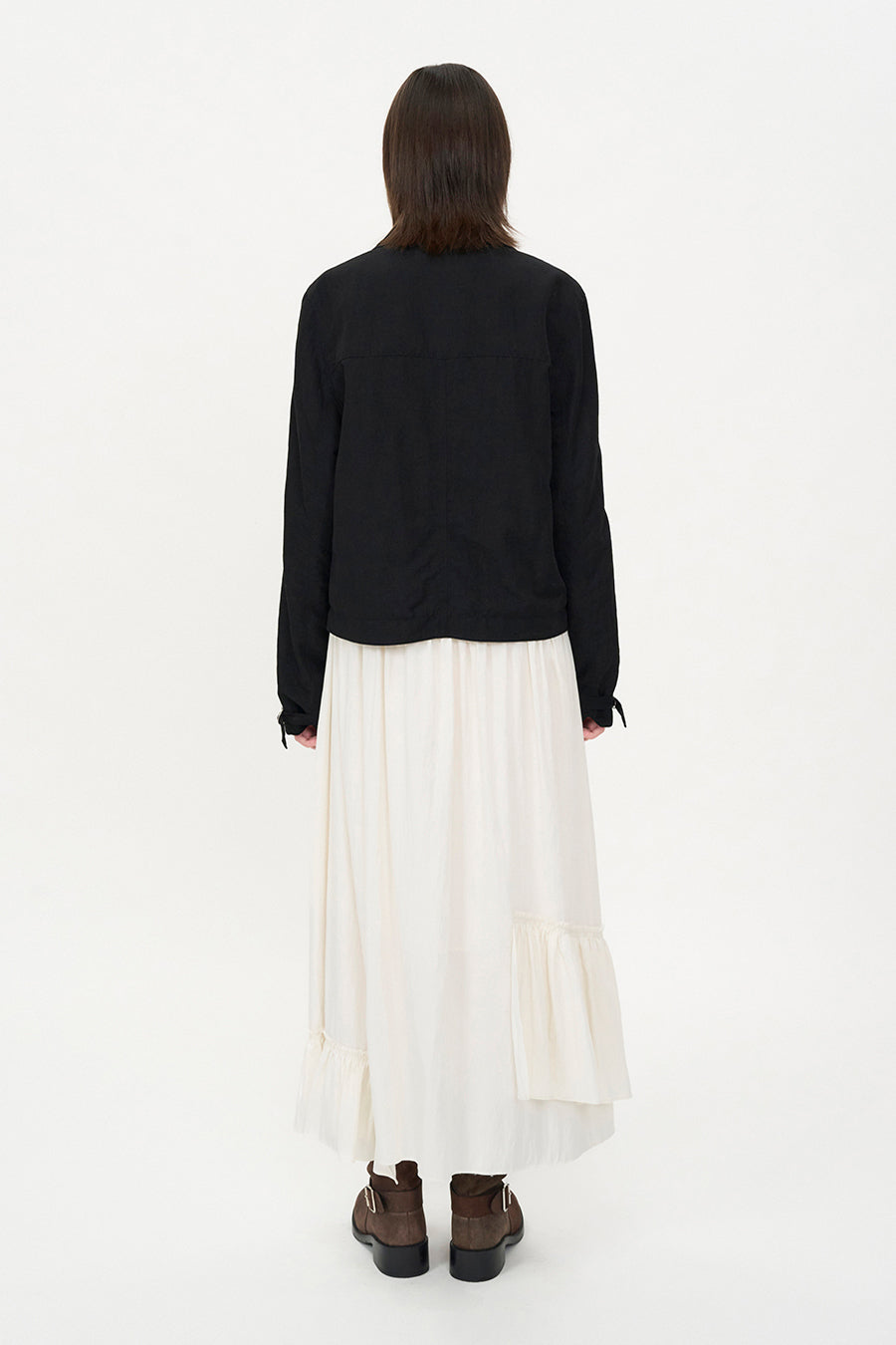 Insilence - Minimal Strap Jacket (Black) product image 3 | TRAB K-Fashion Australia