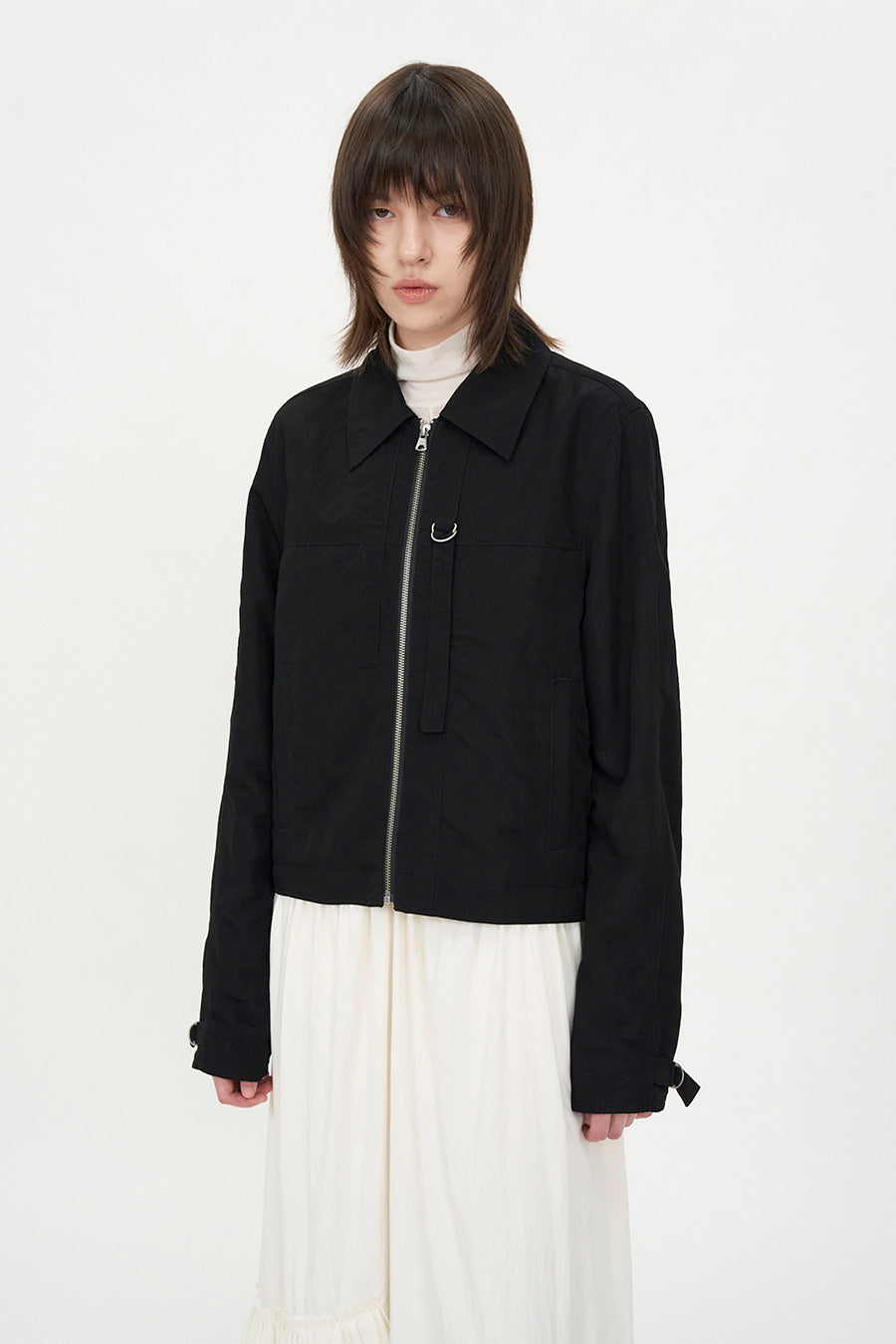Insilence - Minimal Strap Jacket (Black) product image 4 | TRAB K-Fashion Australia