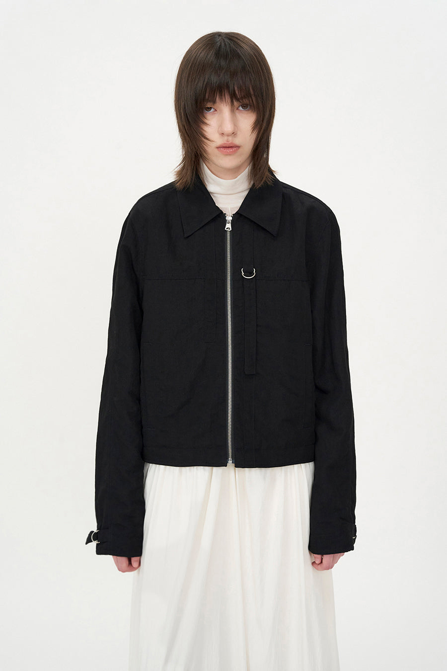 Insilence - Minimal Strap Jacket (Black) product image 5 | TRAB K-Fashion Australia