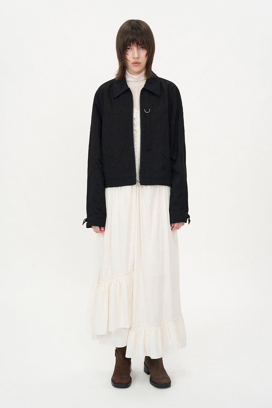 Insilence - Minimal Strap Jacket (Black) product image 6 | TRAB K-Fashion Australia