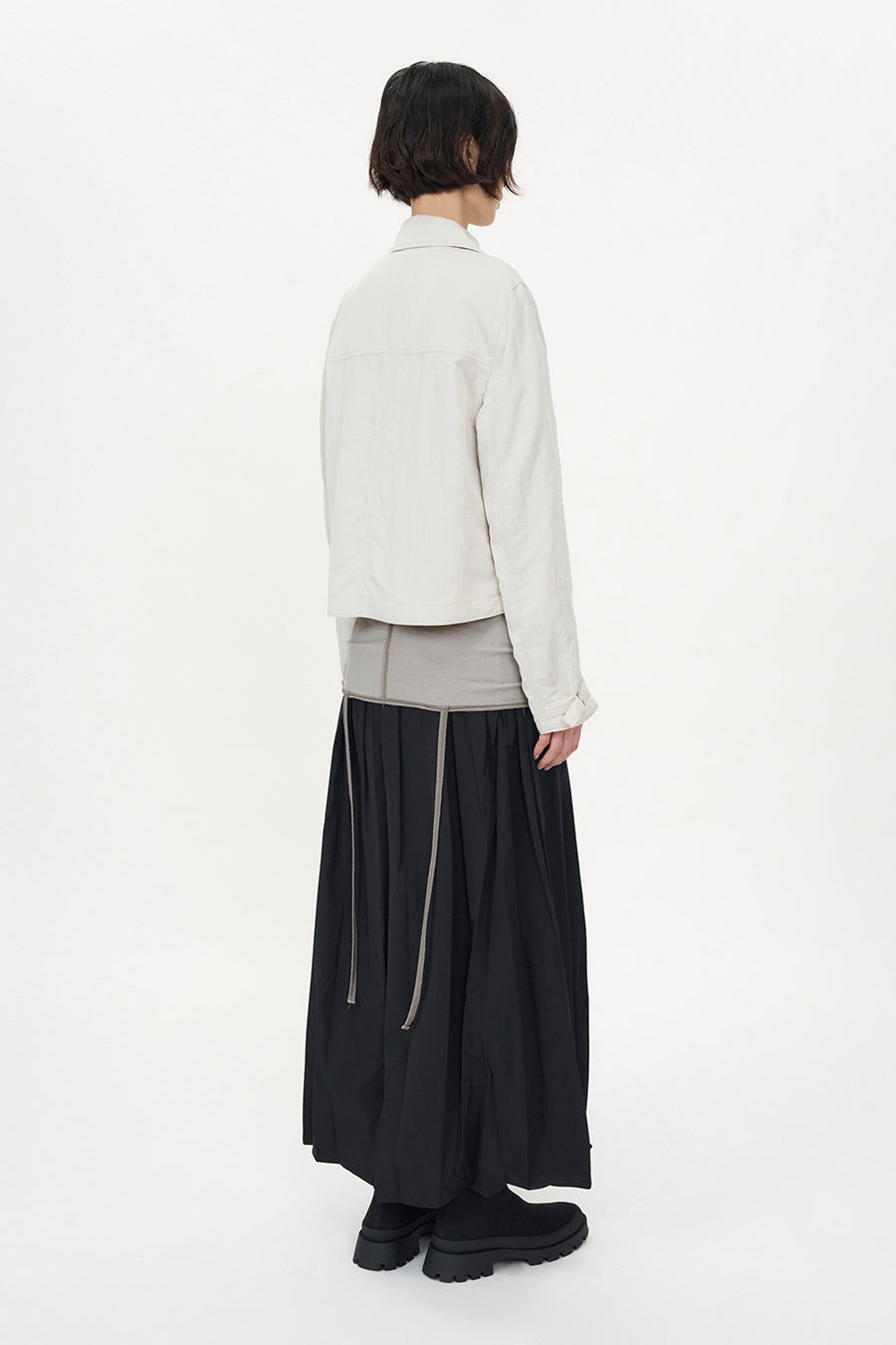 Insilence - Minimal Strap Jacket (Ice Grey) product image 6 | TRAB K-Fashion Australia