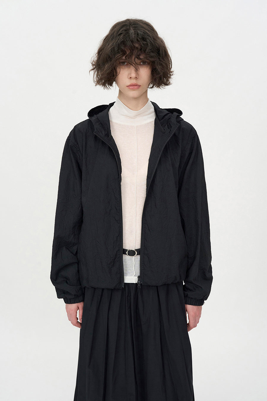 Insilence - Crease Volume Jumper (Black) product image 3 | TRAB K-Fashion Australia