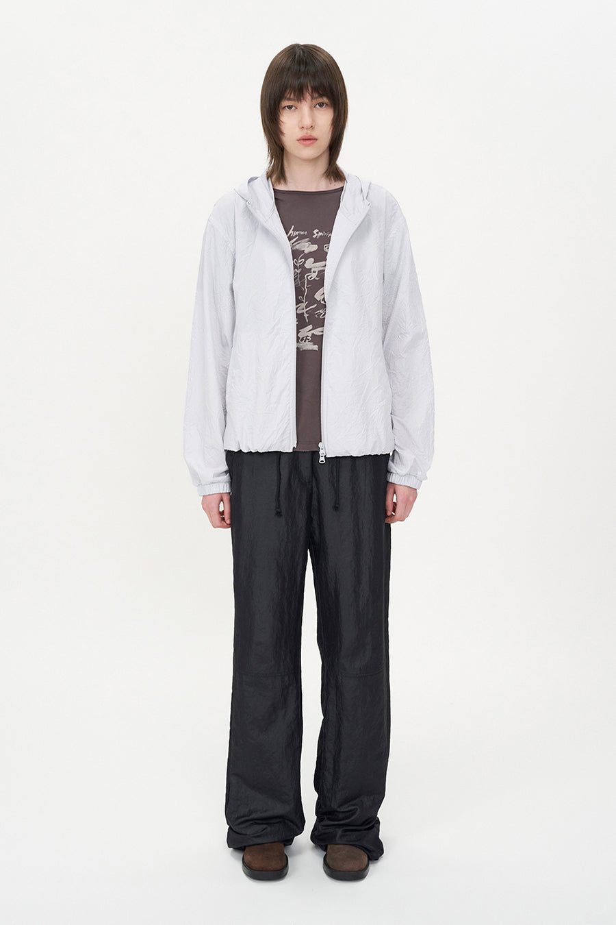 Insilence - Crease Volume Jumper (Ice Grey) product image 1 | TRAB K-Fashion Australia