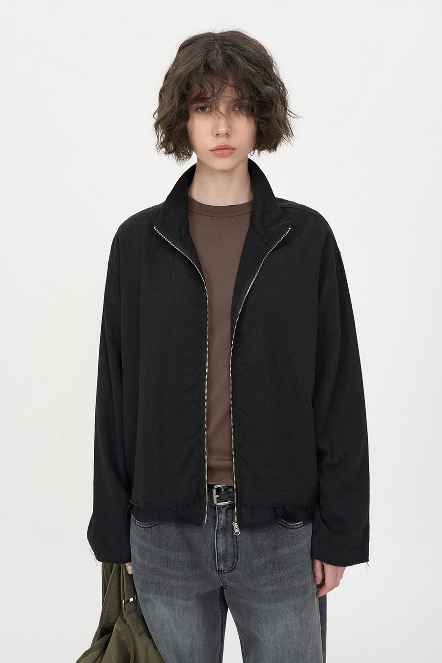 Insilence - Natural Shrunk Jumper (Black) product image 2 | TRAB K-Fashion Australia