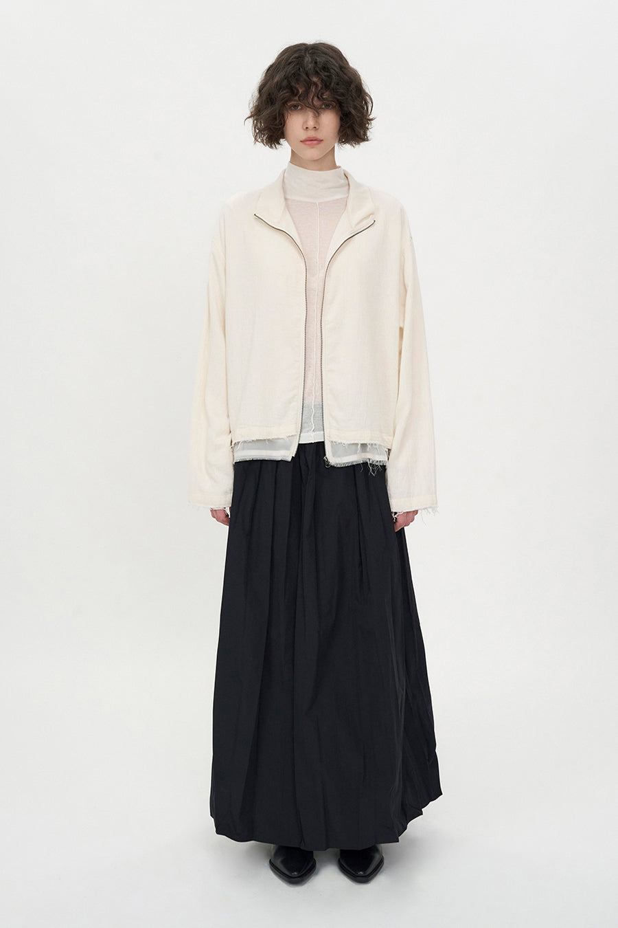 Insilence - Natural Shrunk Jumper (Ivory) product image 5 | TRAB K-Fashion Australia