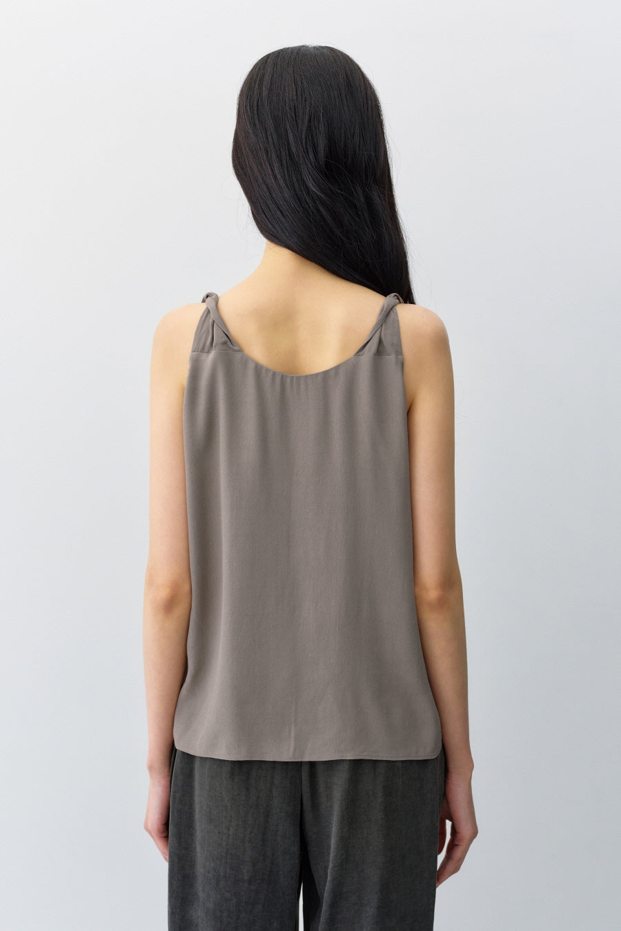 Insilence - Demure Sleeveless Top (Mocha) product image 4 | TRAB K-Fashion Australia