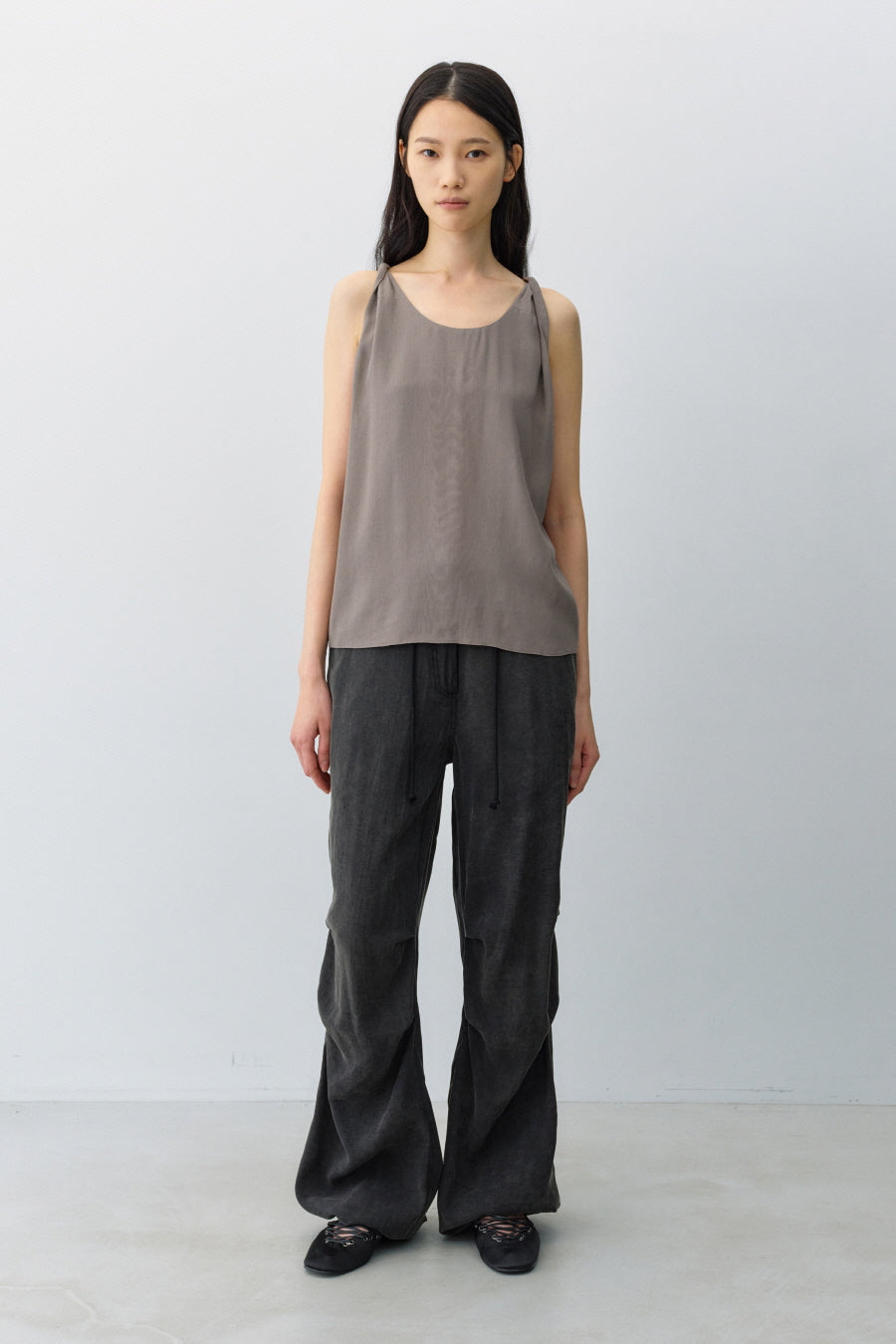 Insilence - Demure Sleeveless Top (Mocha) product image 5 | TRAB K-Fashion Australia