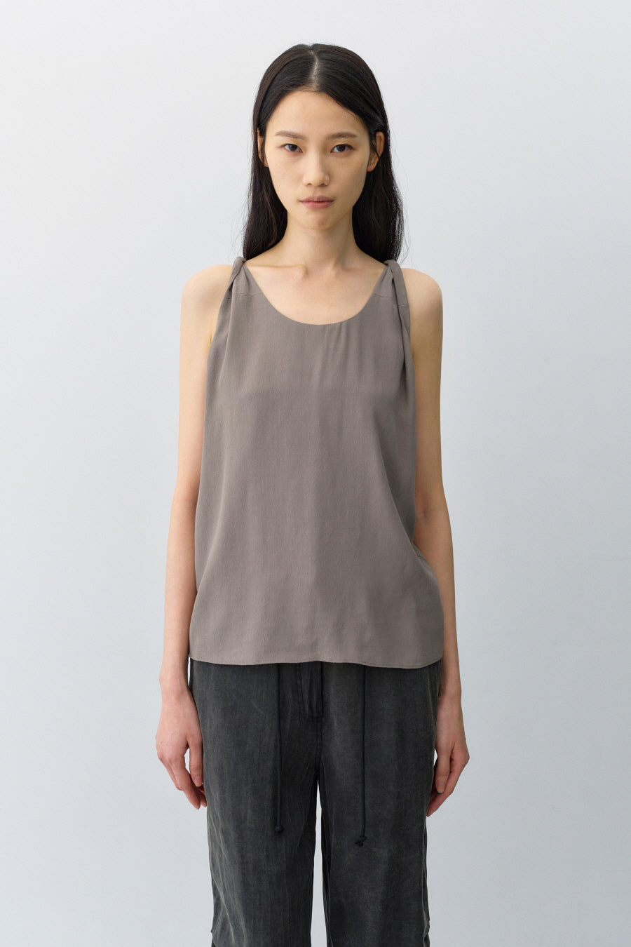 Insilence - Demure Sleeveless Top (Mocha) product image 6 | TRAB K-Fashion Australia