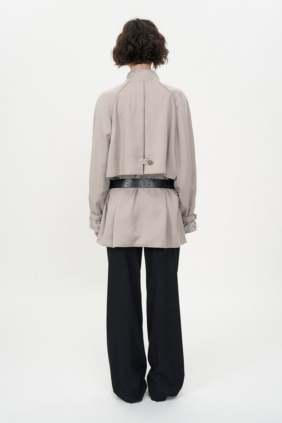 Insilence - Raglan Tencel Casual Jacket (Ash Beige) product image 3 | TRAB K-Fashion Australia