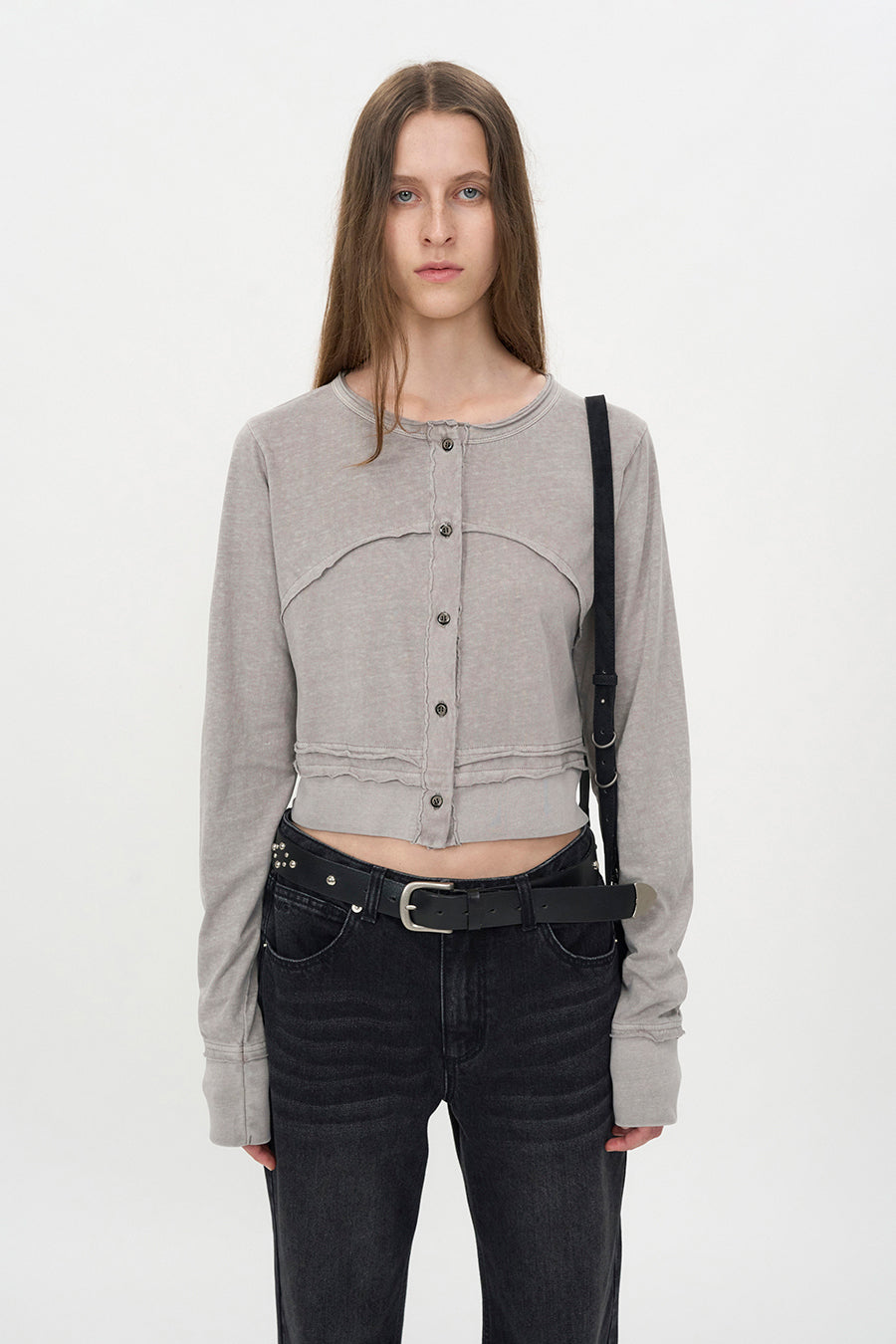 Insilence - Western Stud Mini Bag (Black) product image 2 | TRAB K-Fashion Australia